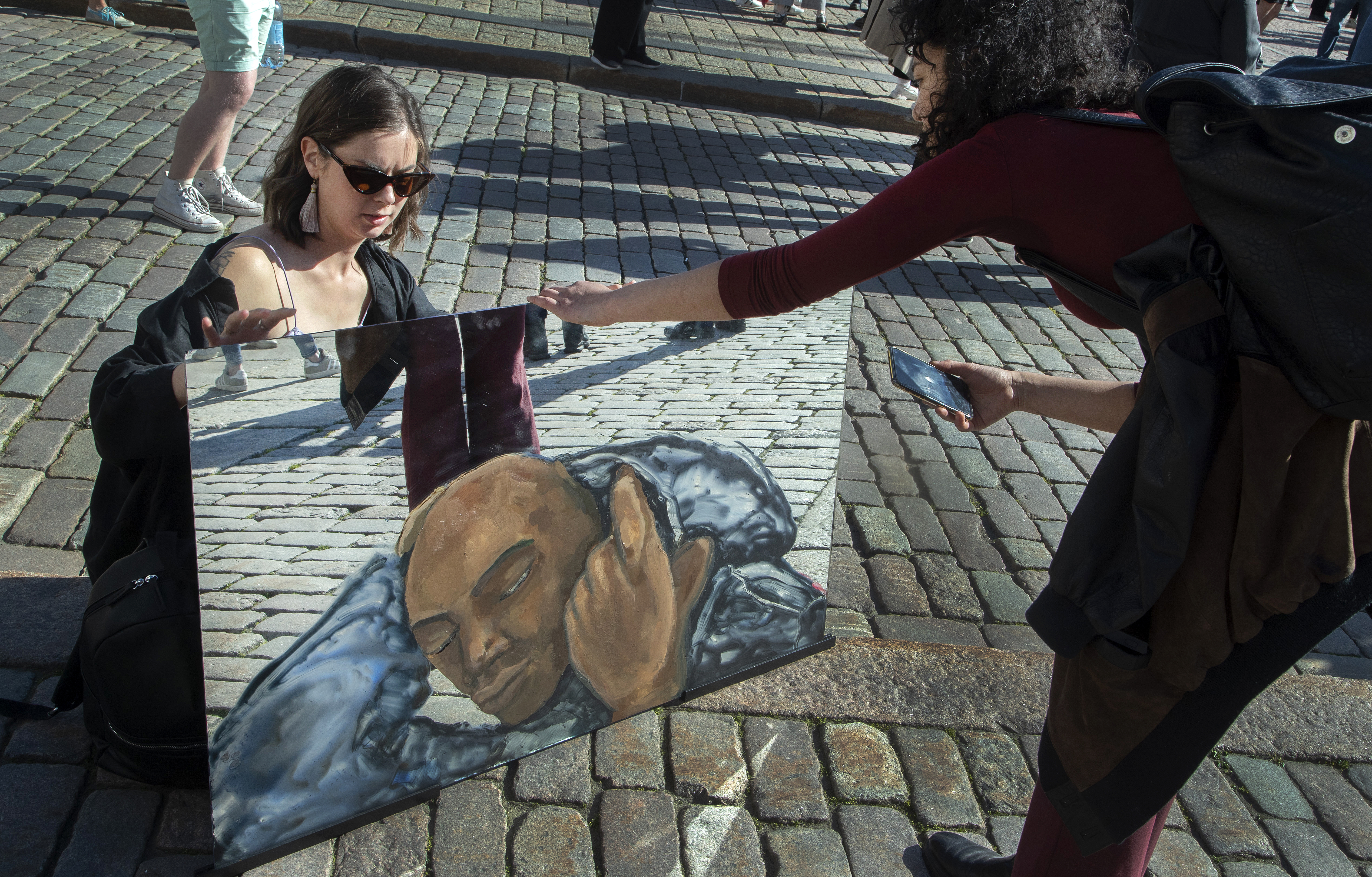 Black Lives Matter protest in Helsinki Finska