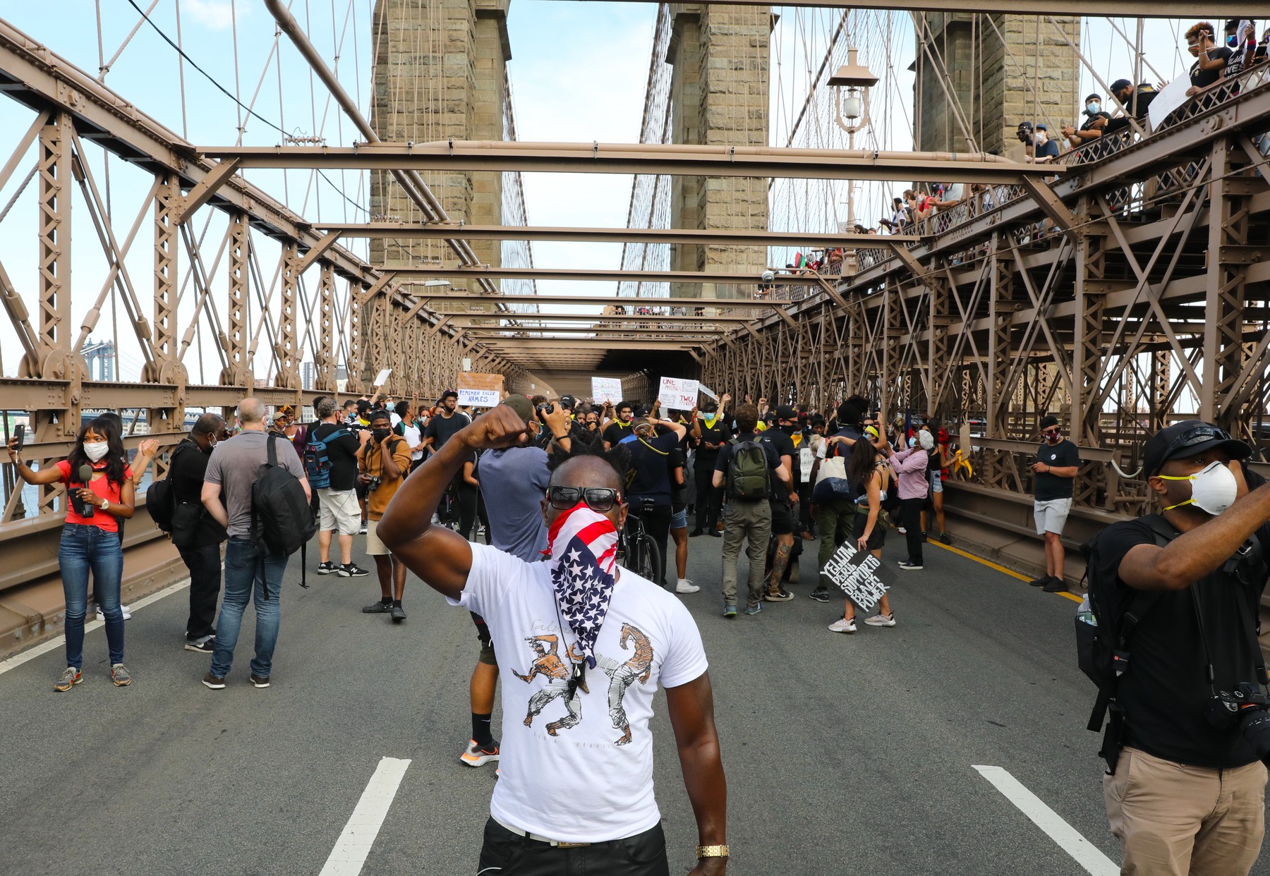 Terrence Floyd Attends his Late Brother George Floyd's Memorial
