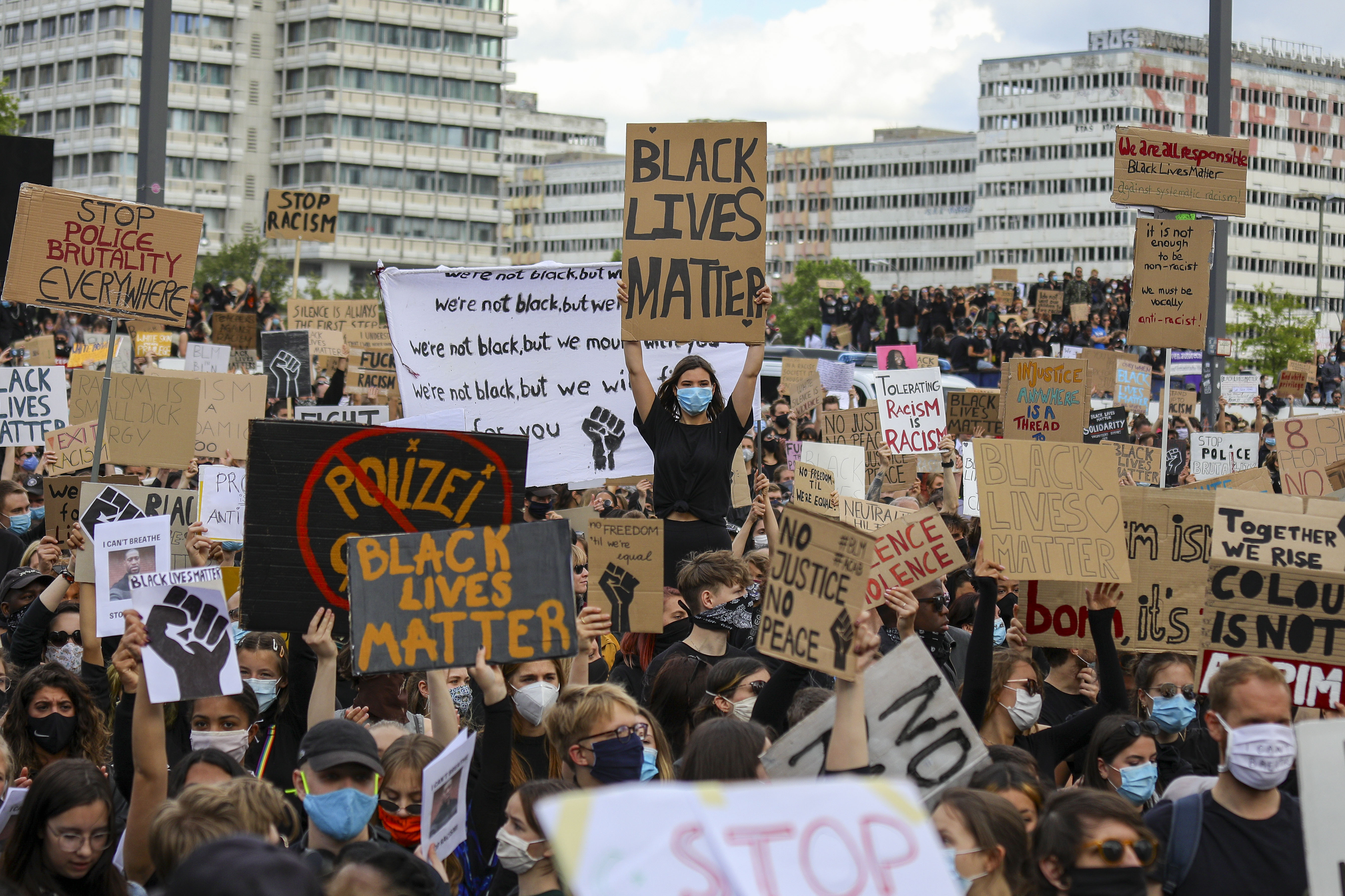 Berlin Protests Over George Floyd Death