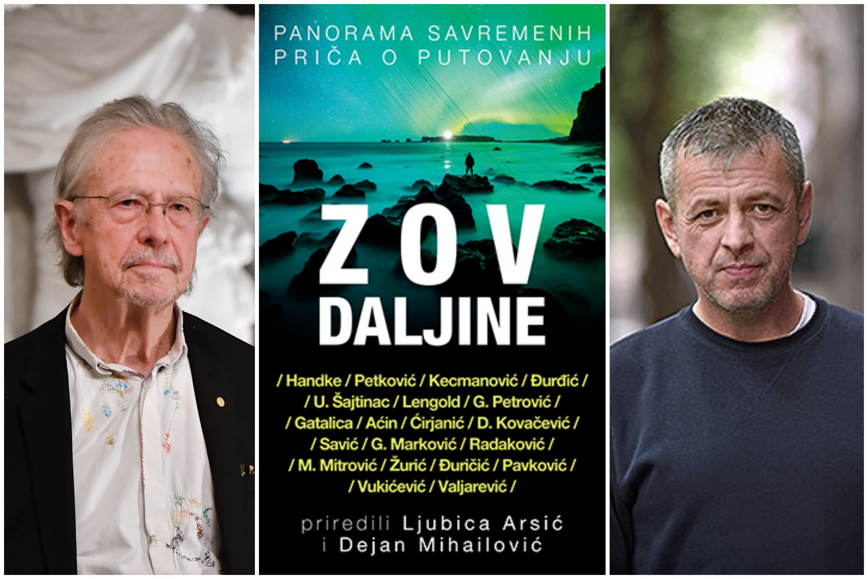 Peter Handke, Srđan Valjarević, Srdjan Valjarević, kombo Foto: EPA-EFE/JONAS EKSTROMER/Laguna/Marija Janković