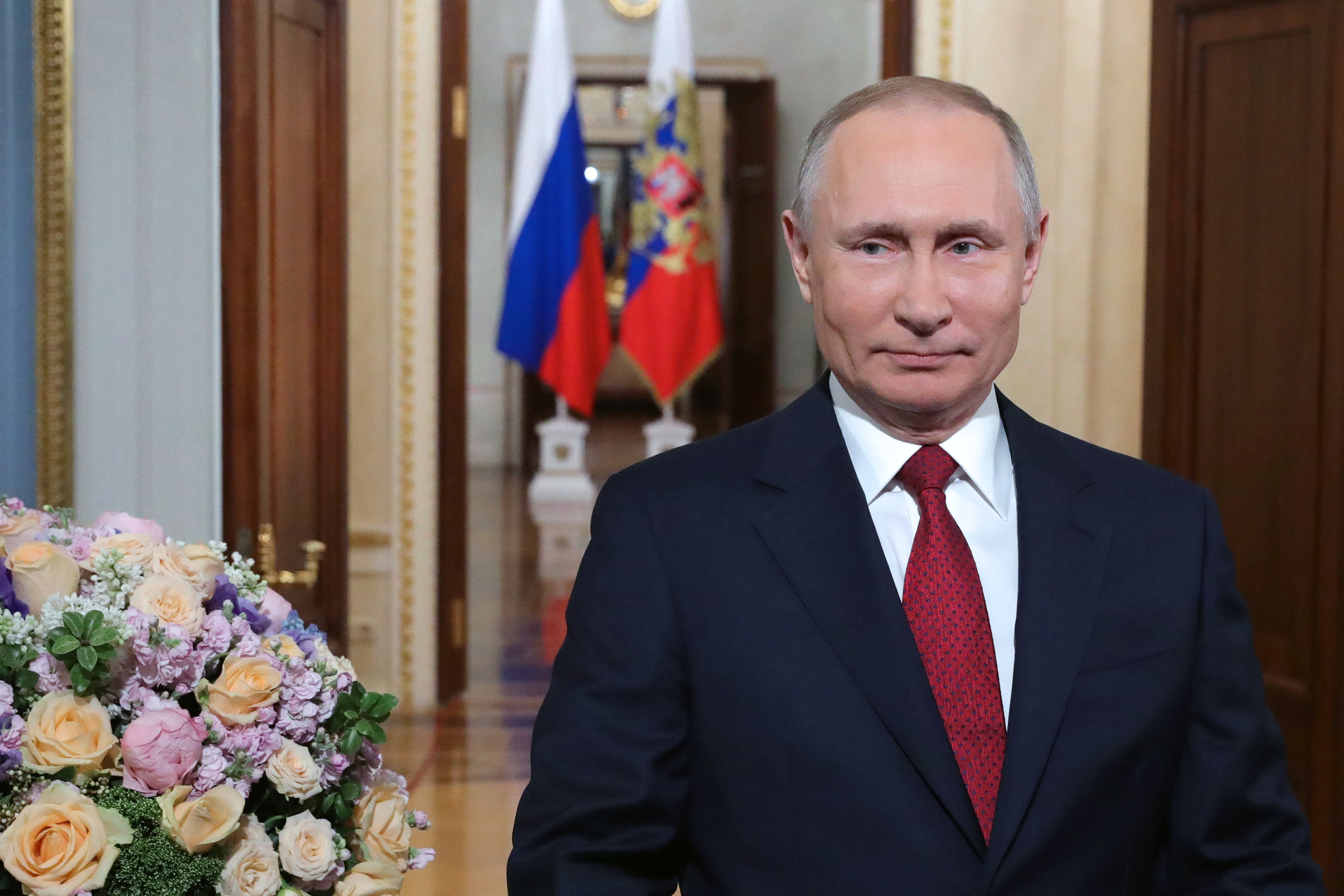 Russian President Putin congratulates all Russian women on International Womens Day