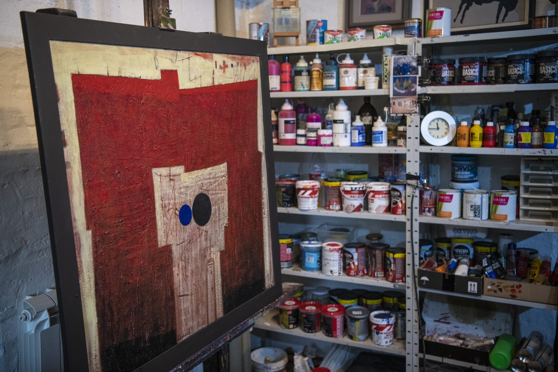 Pančevo, 29.10.2020. Aleksandar Cvetković slikar, intervju i kuća, u gostima kod slikara Aleksandra Cvetkovića, kuća, stan, gajba Foto: Dragan Mujan/Nova.rs