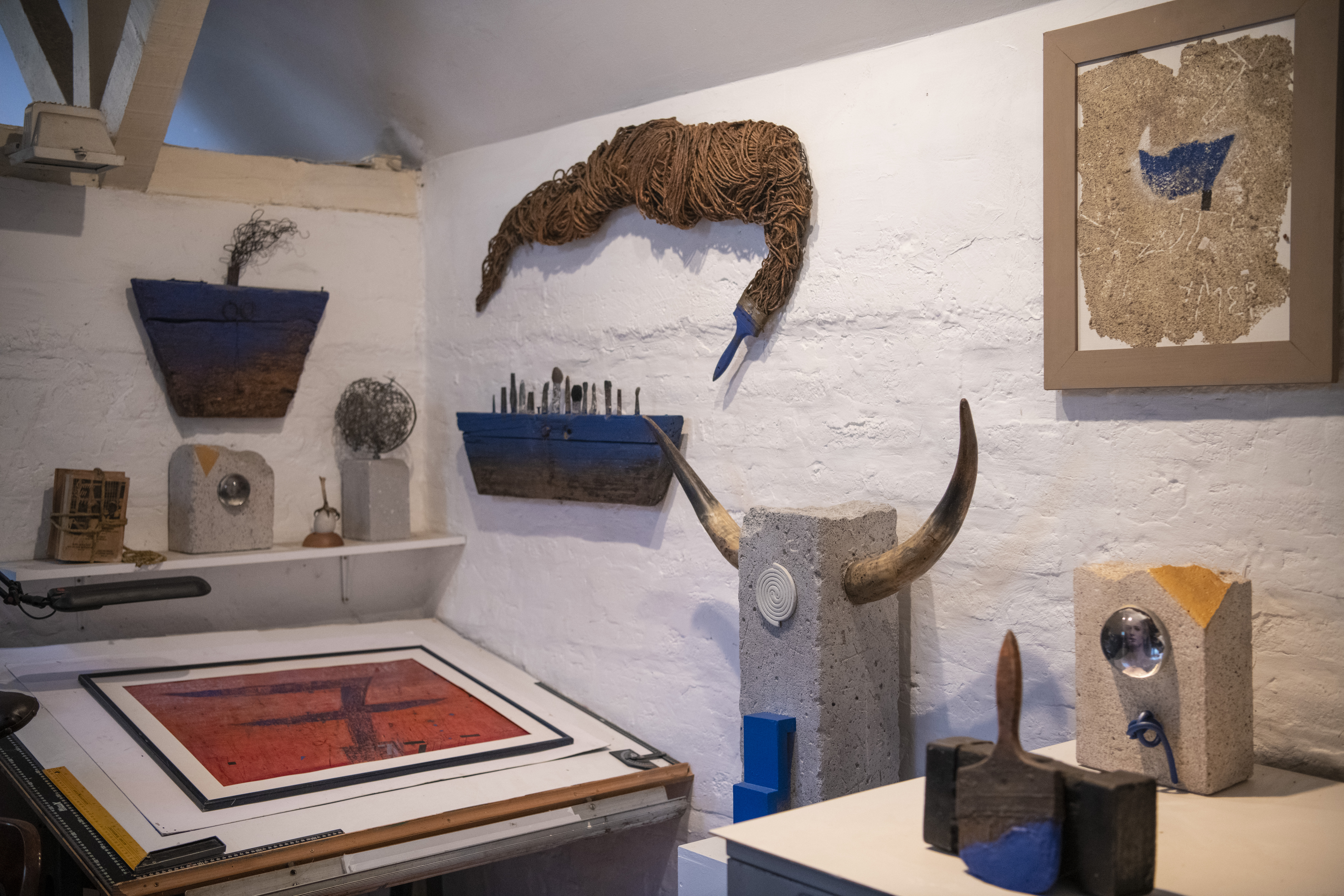 Pančevo, 29.10.2020. Aleksandar Cvetković slikar, intervju i kuća, u gostima kod slikara Aleksandra Cvetkovića, kuća, stan, gajba Foto: Dragan Mujan/Nova.rs