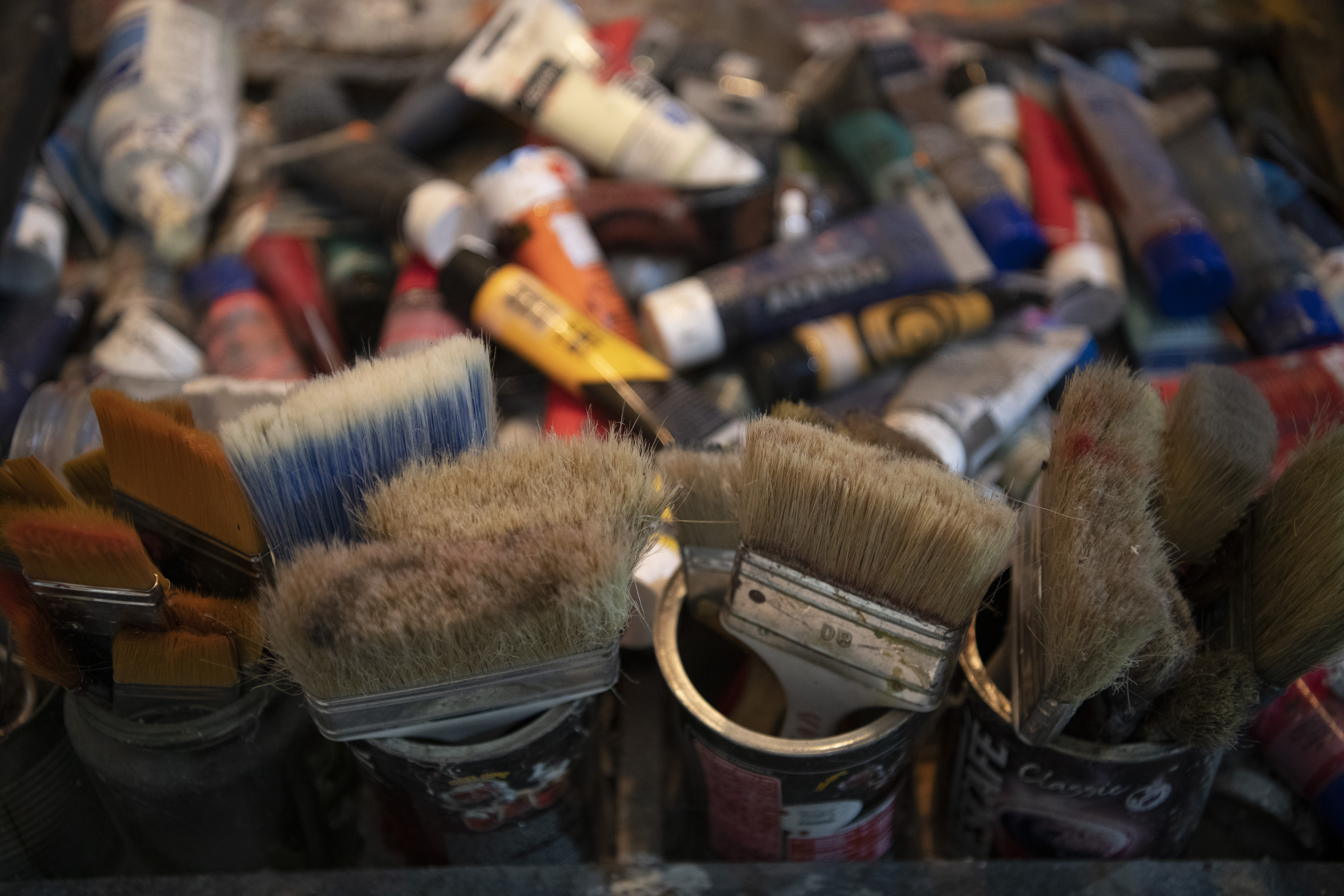 Pančevo, 29.10.2020. Aleksandar Cvetković slikar, intervju i kuća, u gostima kod slikara Aleksandra Cvetkovića, kuća, stan, gajba Foto: Dragan Mujan/Nova.rs