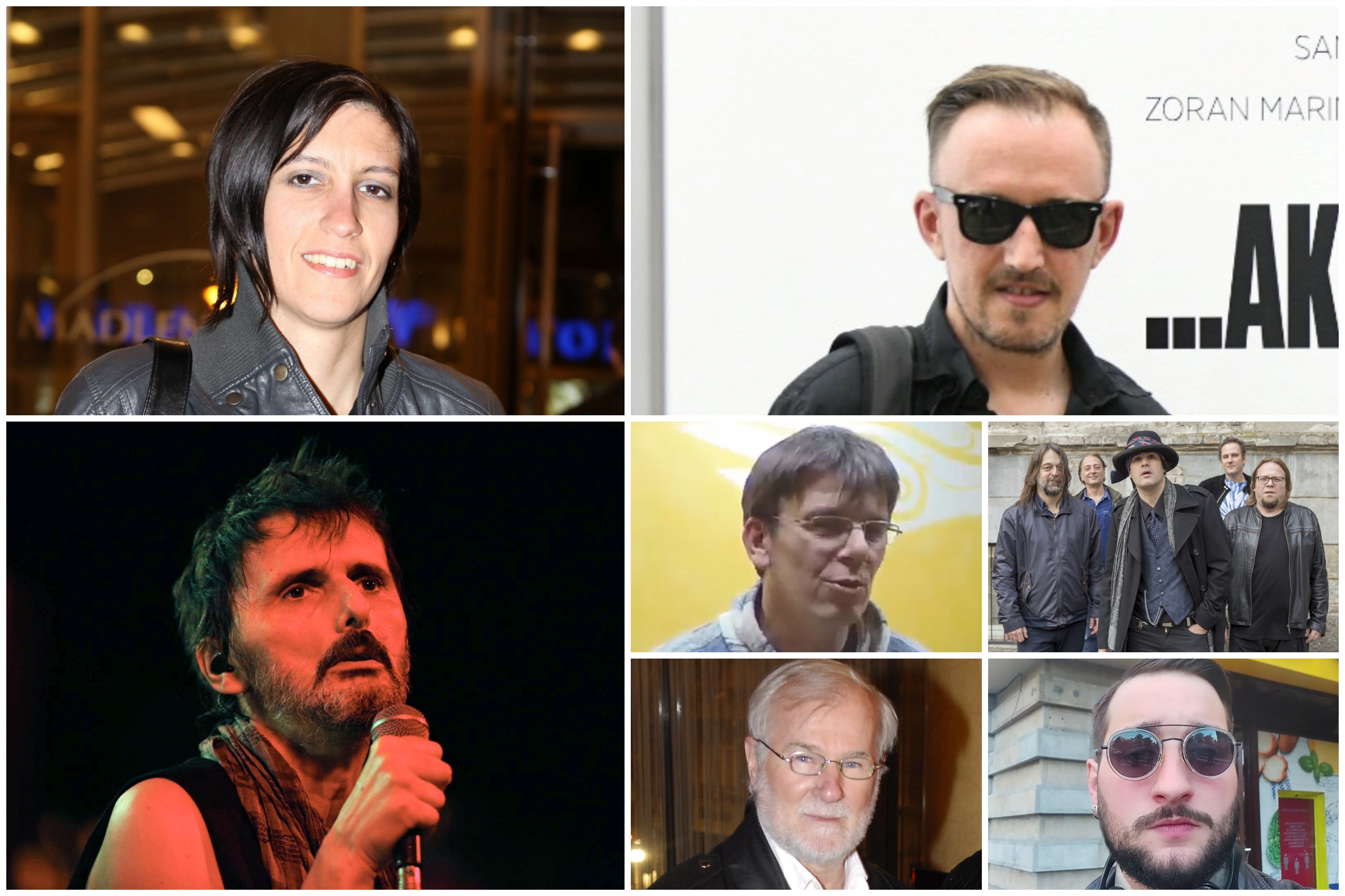 Maja Cvetković, Bojan Slačala, Goran Bare, Blagoje Nedeljković Pače, Vlada Rajović, KKN, Žika Jelić, Aleksa Nedić, kombo Foto: Arhiva/Dusko Jaramaz/PIXSELL/Printscreen/YouTube/dexdrum/Tijana Đinđić/Privatna arhiva