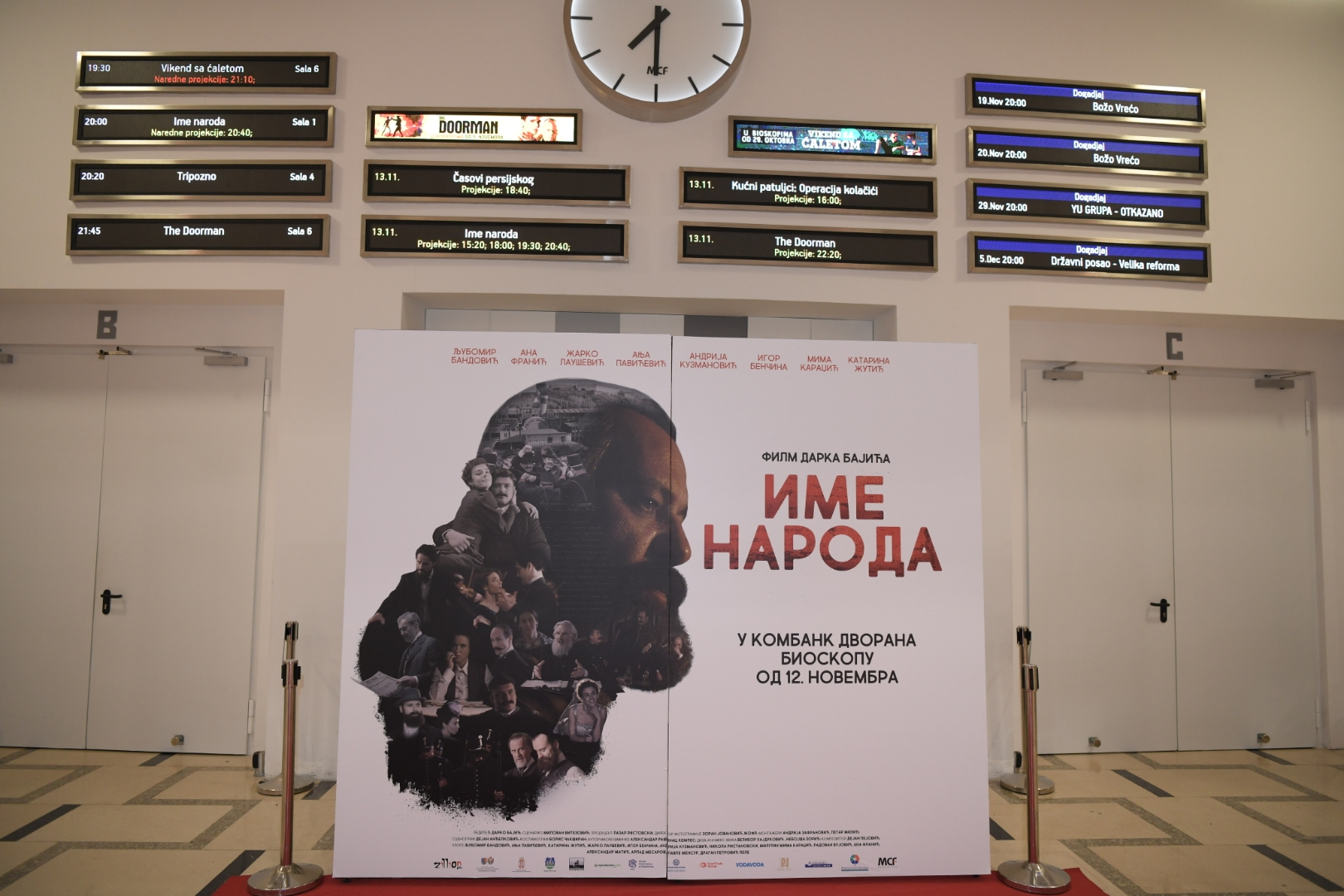 Beograd 12.11.2020. Premijera, film Ime naroda Foto: Dragan Mujan/Nova.rs
