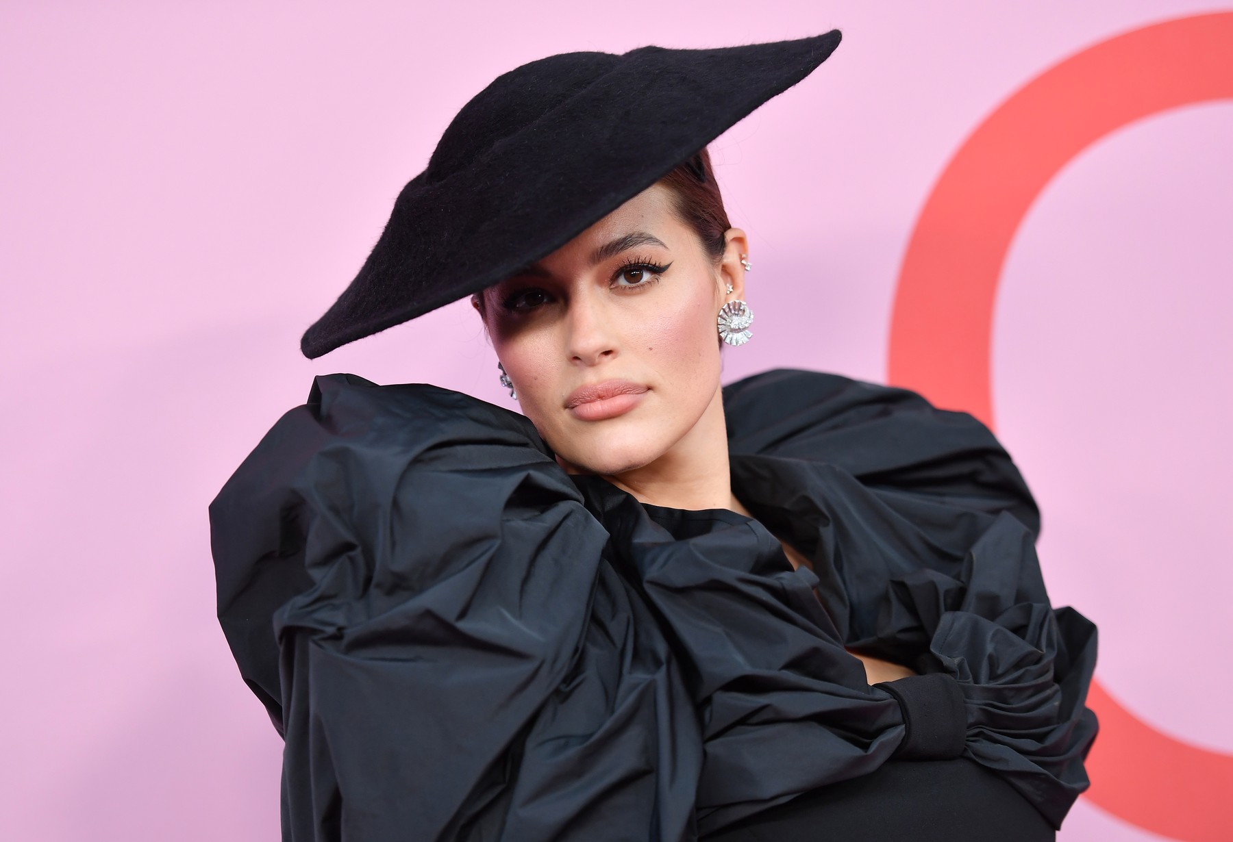 US model Ashley Graham arrives for the 2019 CFDA fashion awards at the Brooklyn Museum in New York City on June 3, 2019., Image: 442666373, License: Rights-managed, Restrictions: , Model Release: no, Credit line: ANGELA  WEISS / AFP / Profimedia