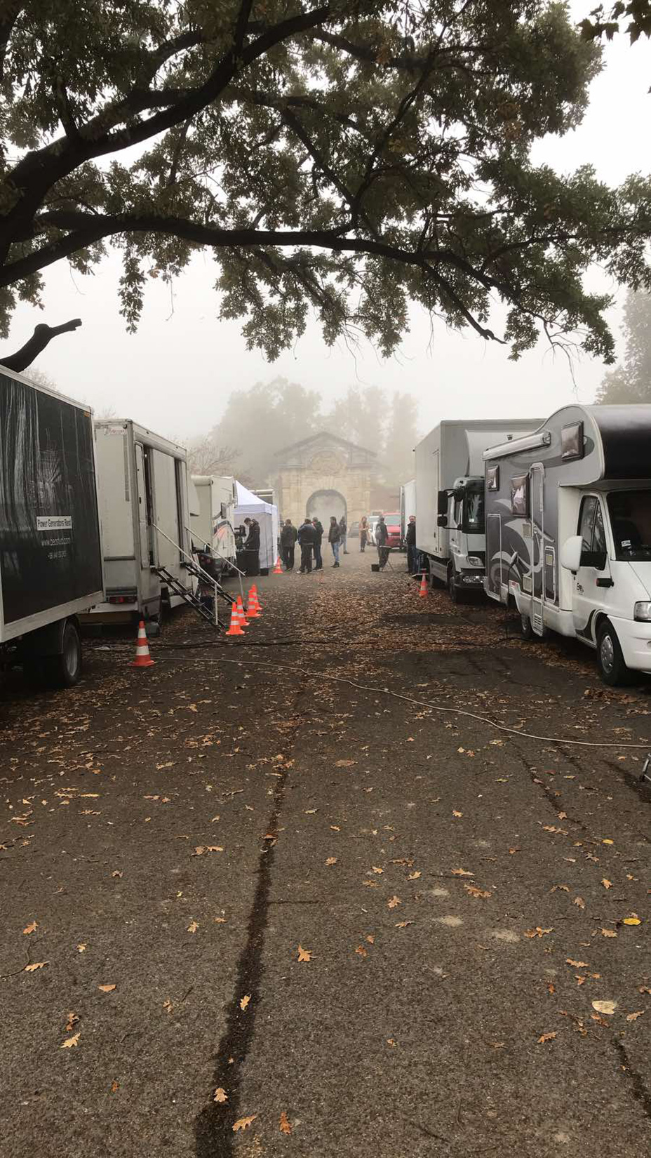 Kontraudarac, egipatska serija, snimanje u Beogradu Foto: Privatna arhiva
Mail sa fotografijama prosledio Matija Jovandić