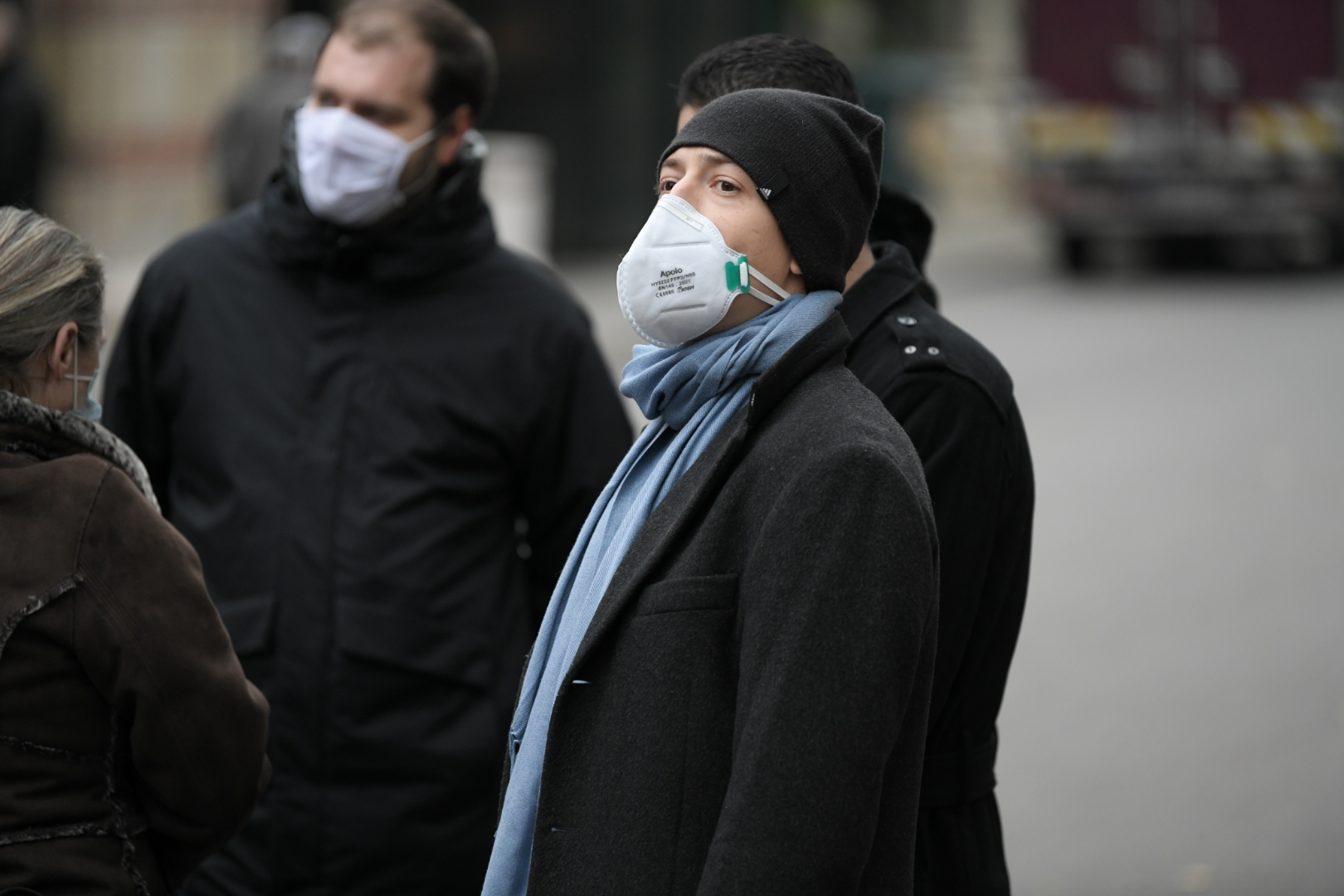 Beograd 21. novembar 2020. Uros Jovcic Sahrana glumca Ivana Bekjareva na Novom groblju Foto:Dragan Mujan/Nova.rs