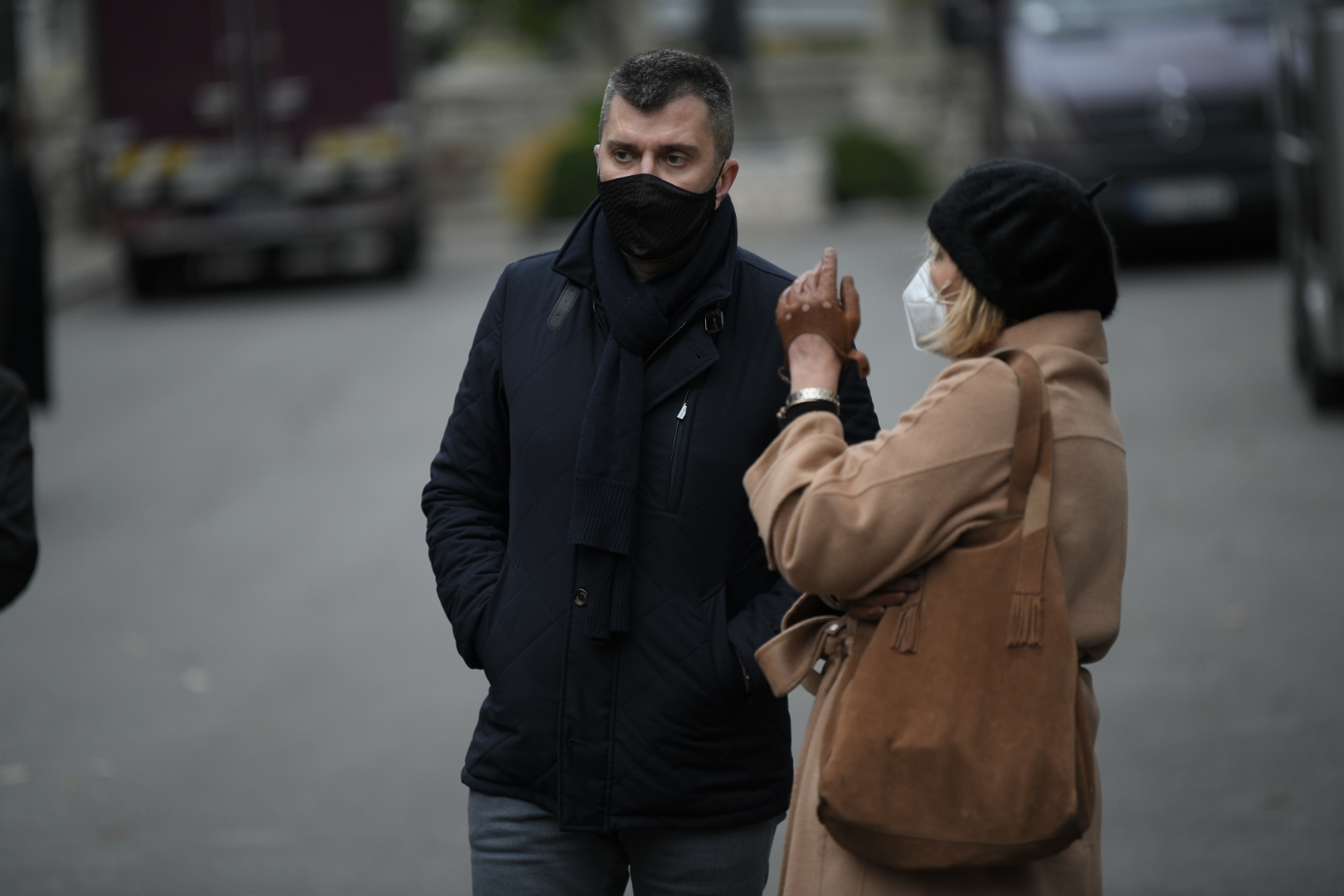 Beograd 21. novembar 2020. Sahrana glumca Ivana Bekjareva na Novom groblju Foto:Dragan Mujan/Nova.rs