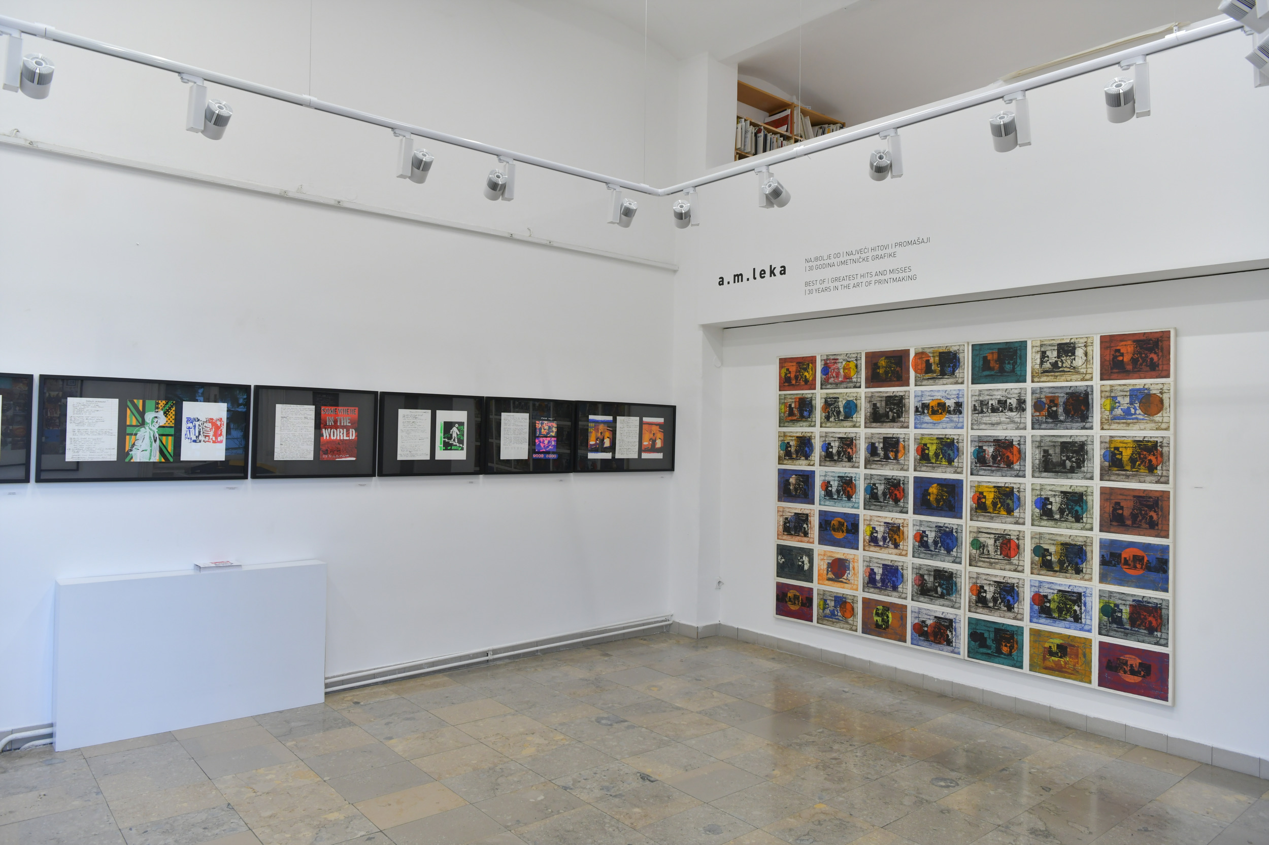 Aleksandar Leka Mladenovic, slikar, Galerija FLU