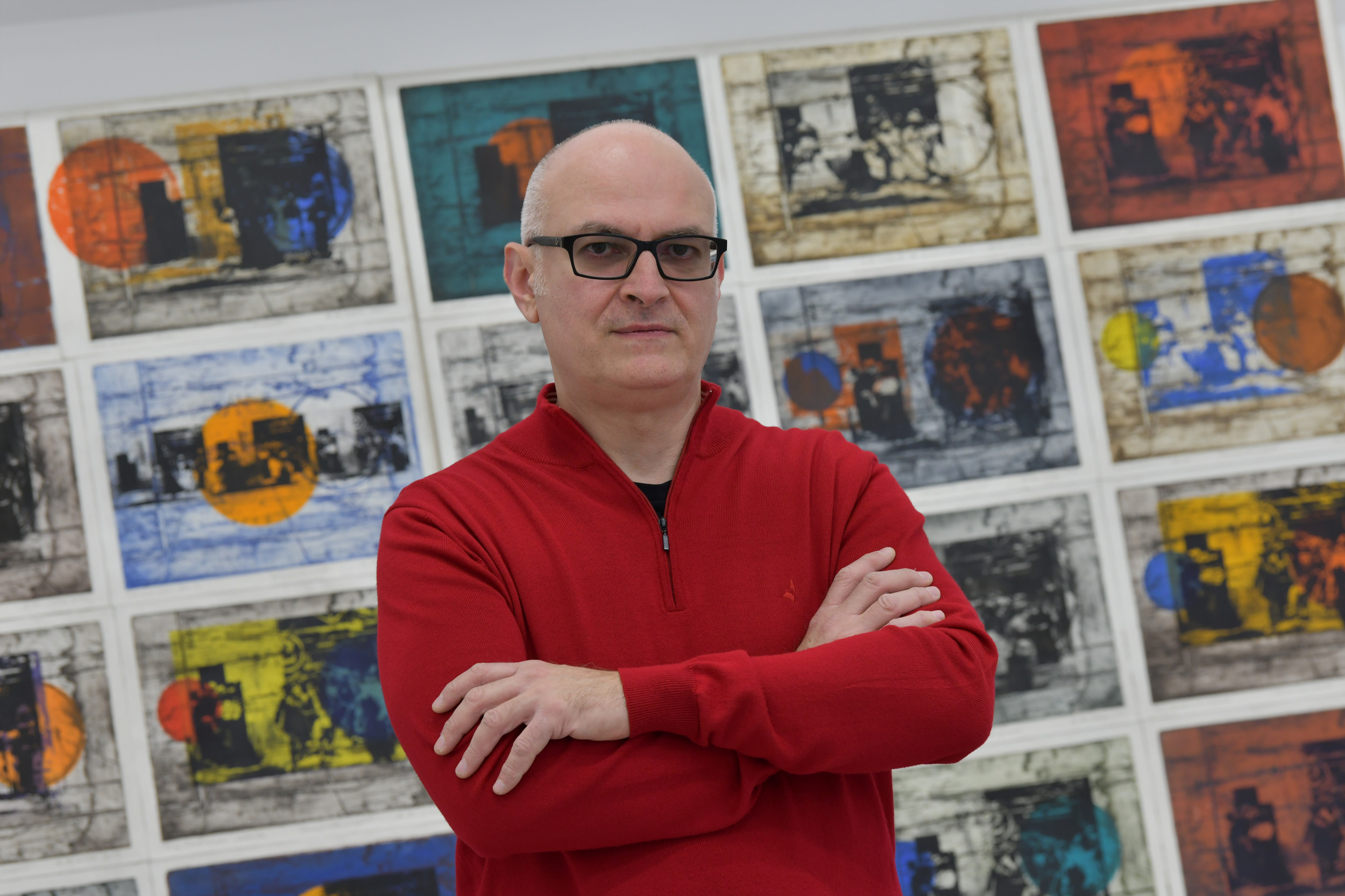 Aleksandar Leka Mladenovic, slikar, Galerija FLU