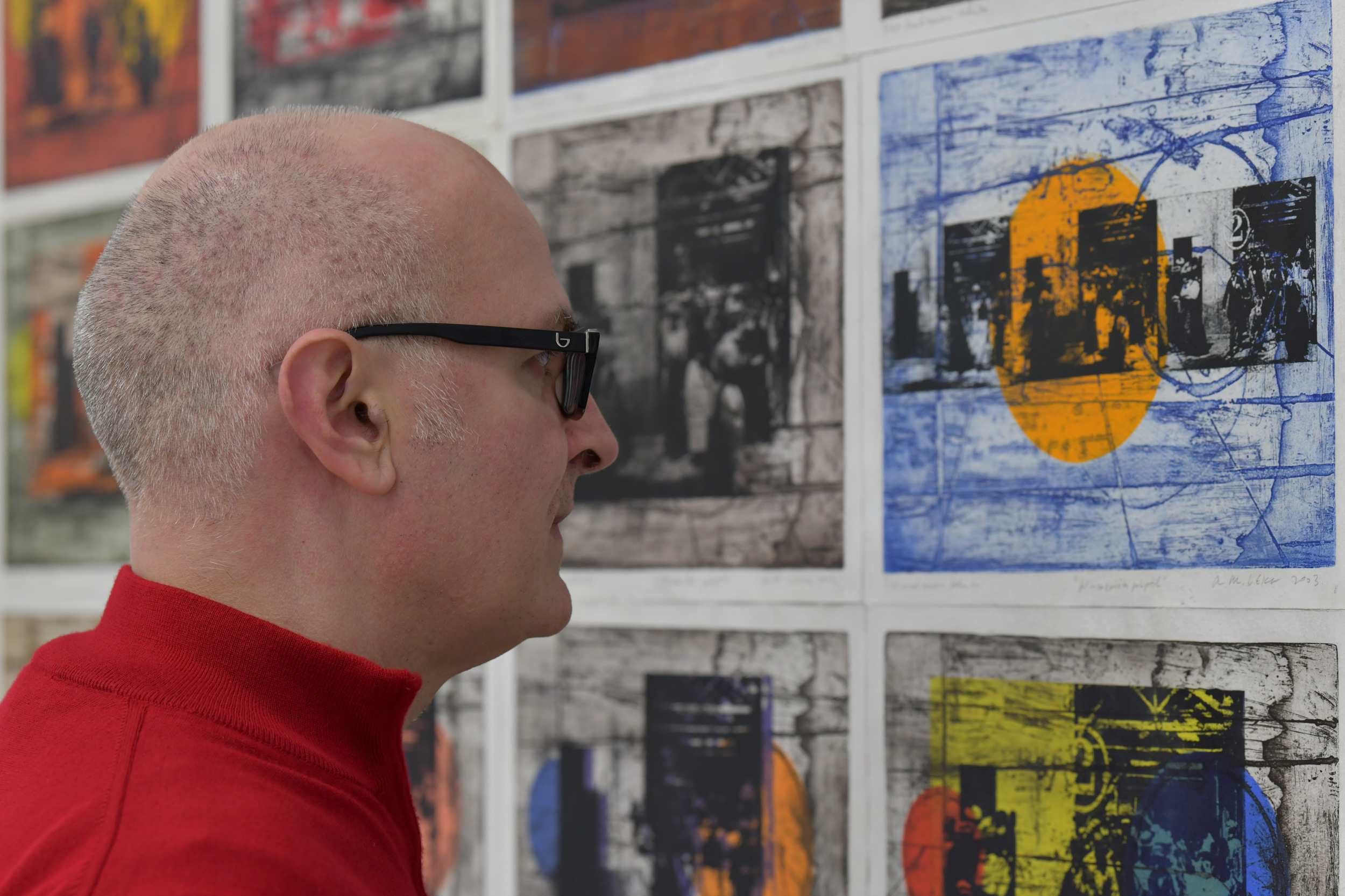 Aleksandar Leka Mladenovic, slikar, Galerija FLU