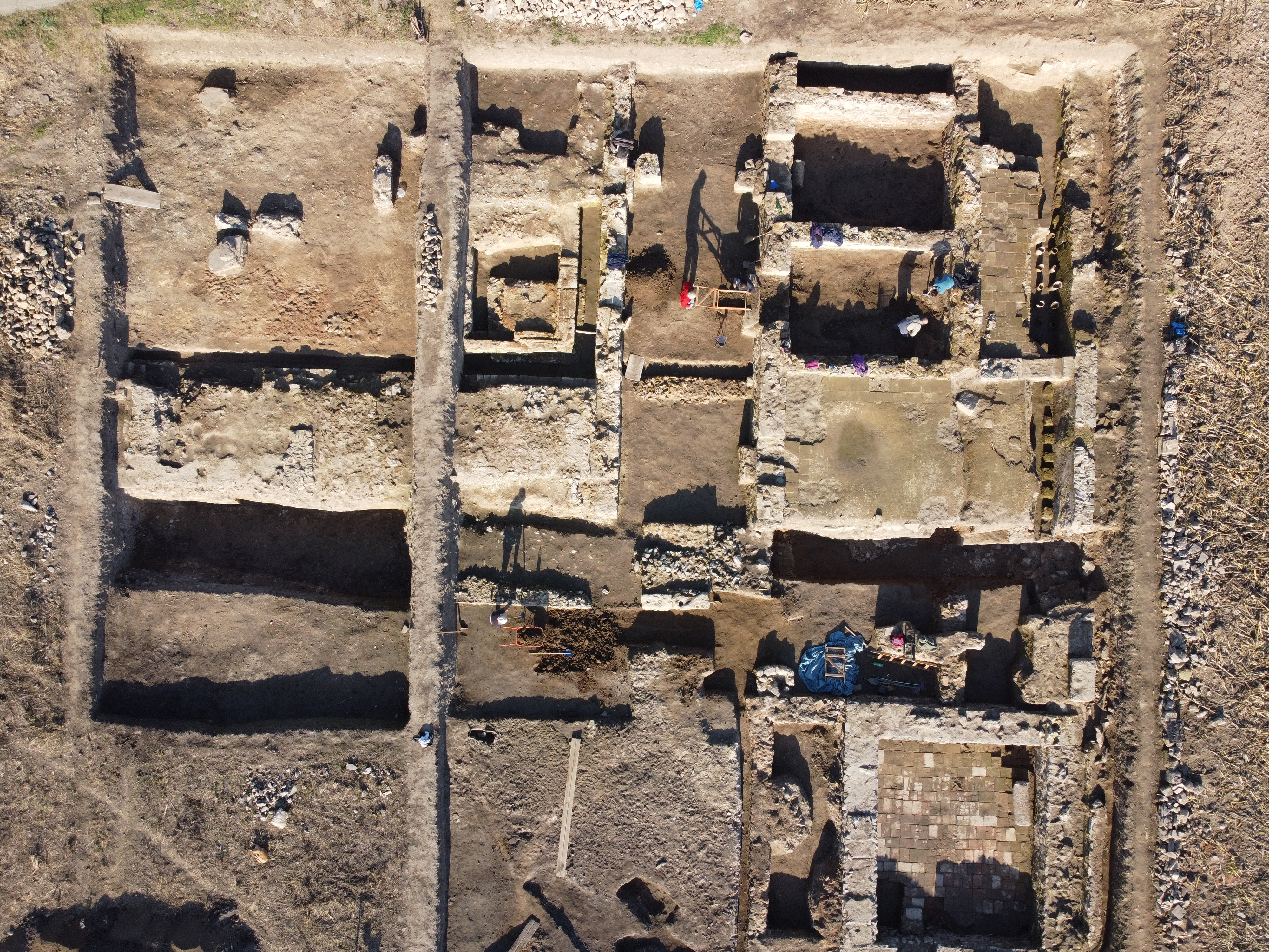 Viminacijum, arheološko nalazište, Principium VII Klaudijeve legije na Viminacijumu, principij-vojana komanda, štab legije u vojnom logoru