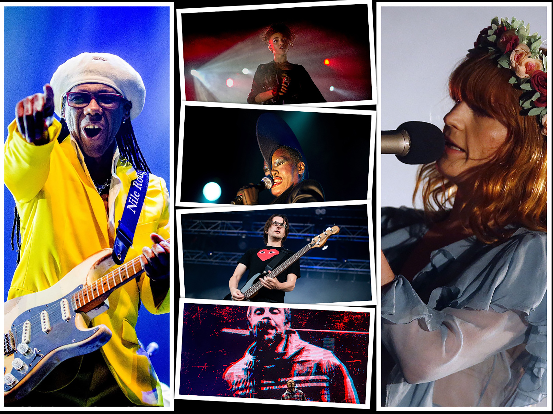 Stiven Vilson Florence and the Machine FKA Twigs Liam Galagher Niel Rodgers Grace Jones