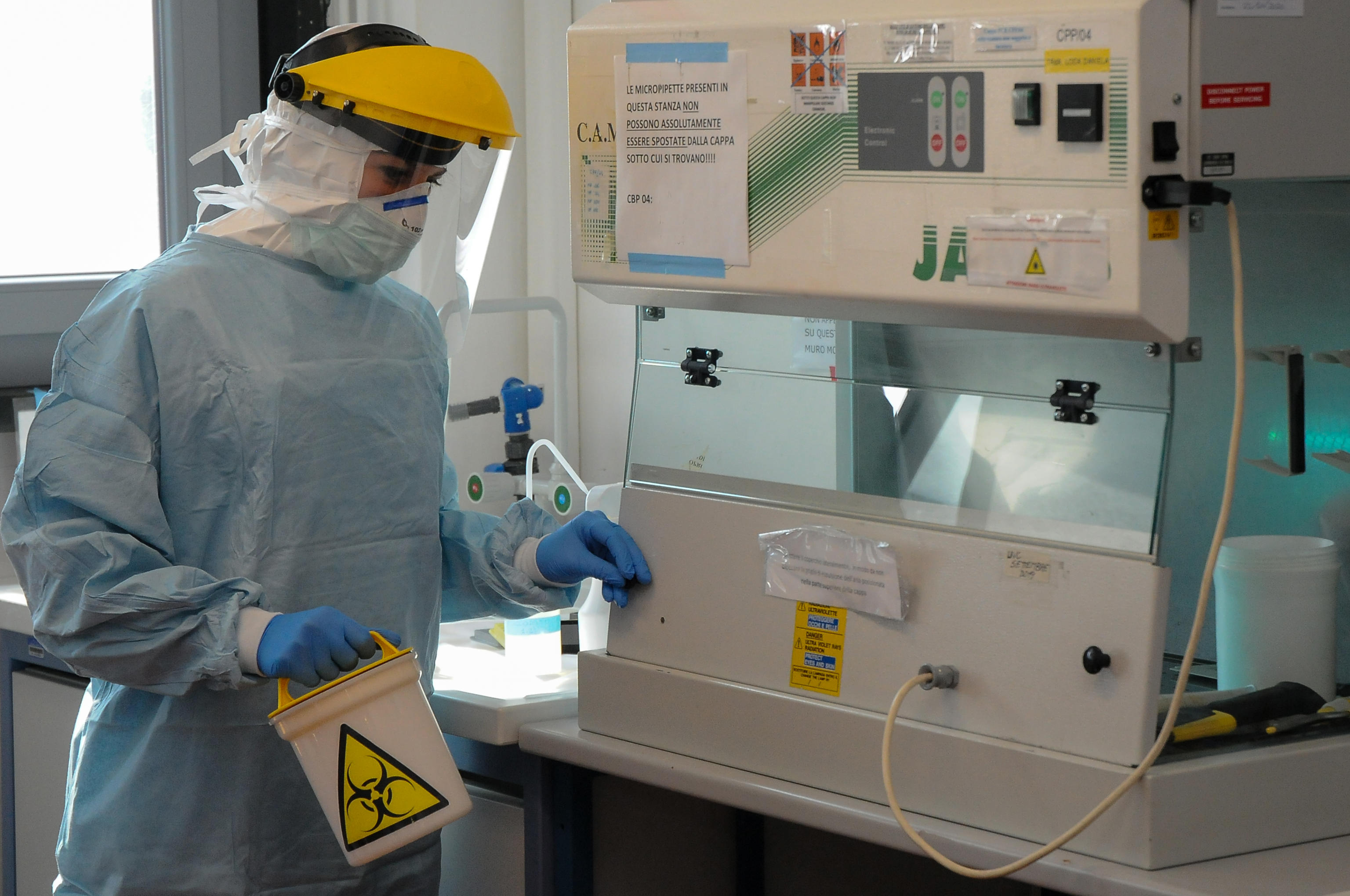 Coronavirus lab in Brescia
