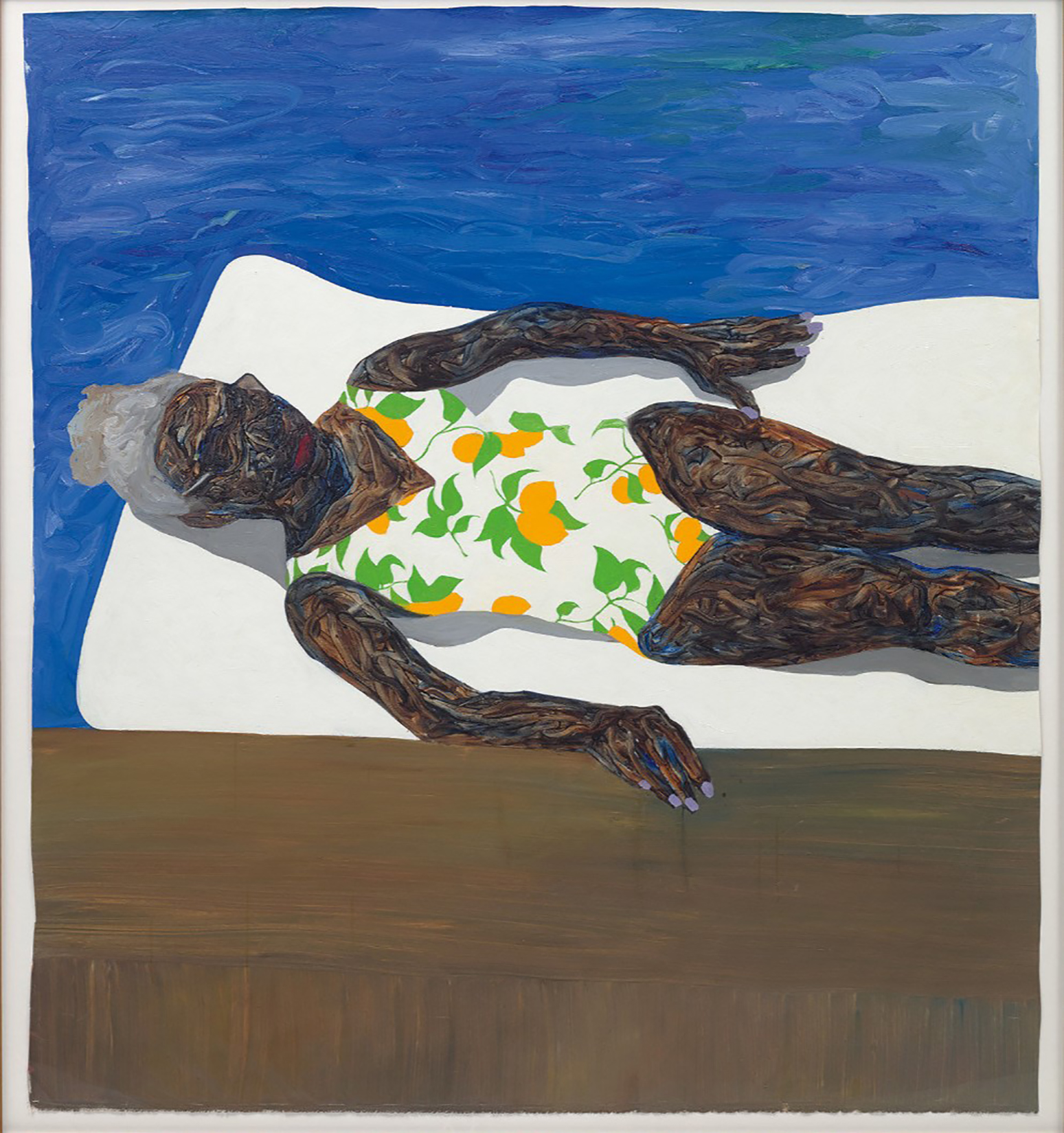 Aukcija, umetničko delo, savremena umetnost
Amoako Boafo, The Lemon Bathing Suit Foto: www.phillips.com