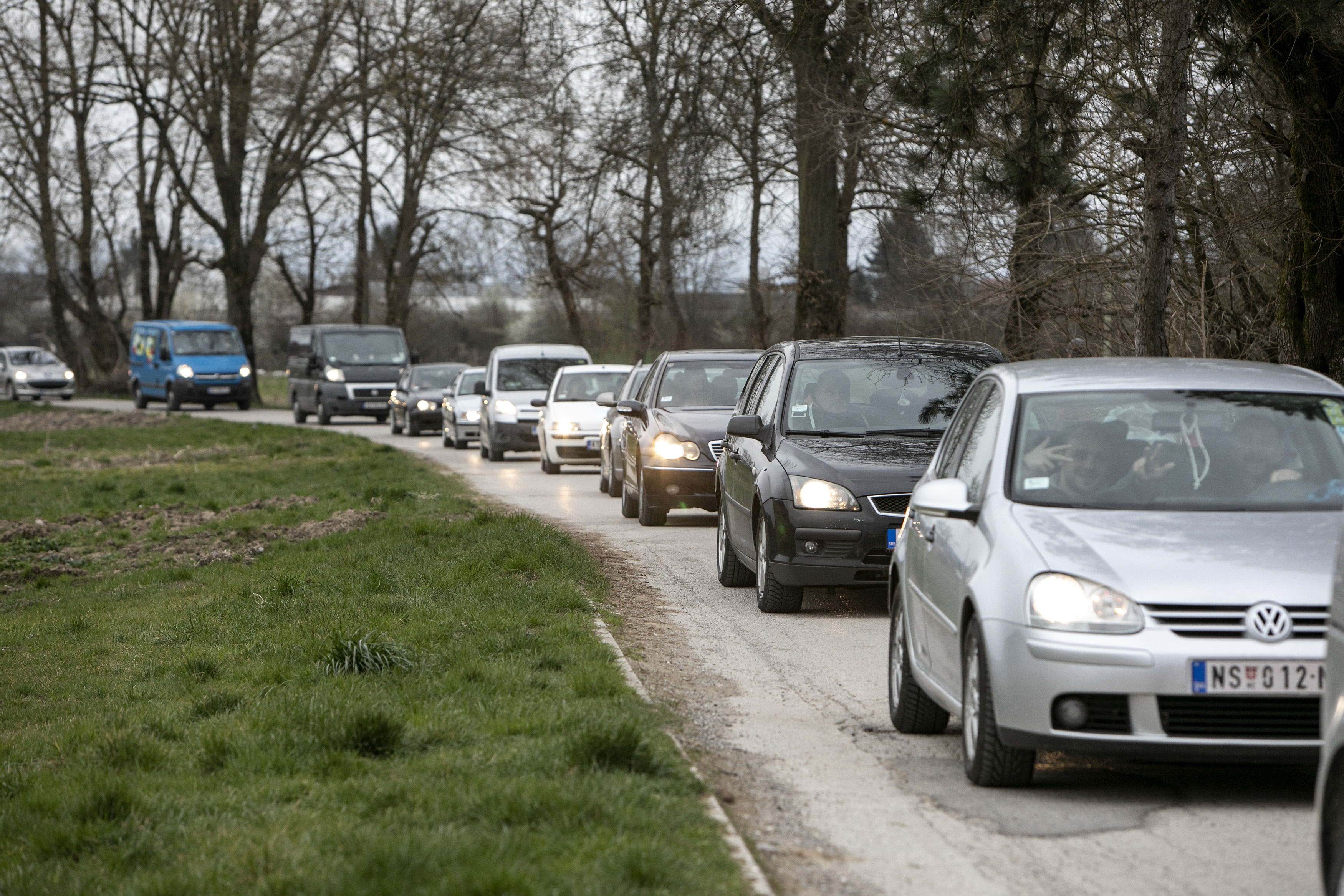 Ljubljana, Slovenija, 24.03.2020. Koronavirus, srpski državljani u karantinu jer su granice zatvorene Foto: Matjaž Rušt/Nova.rs