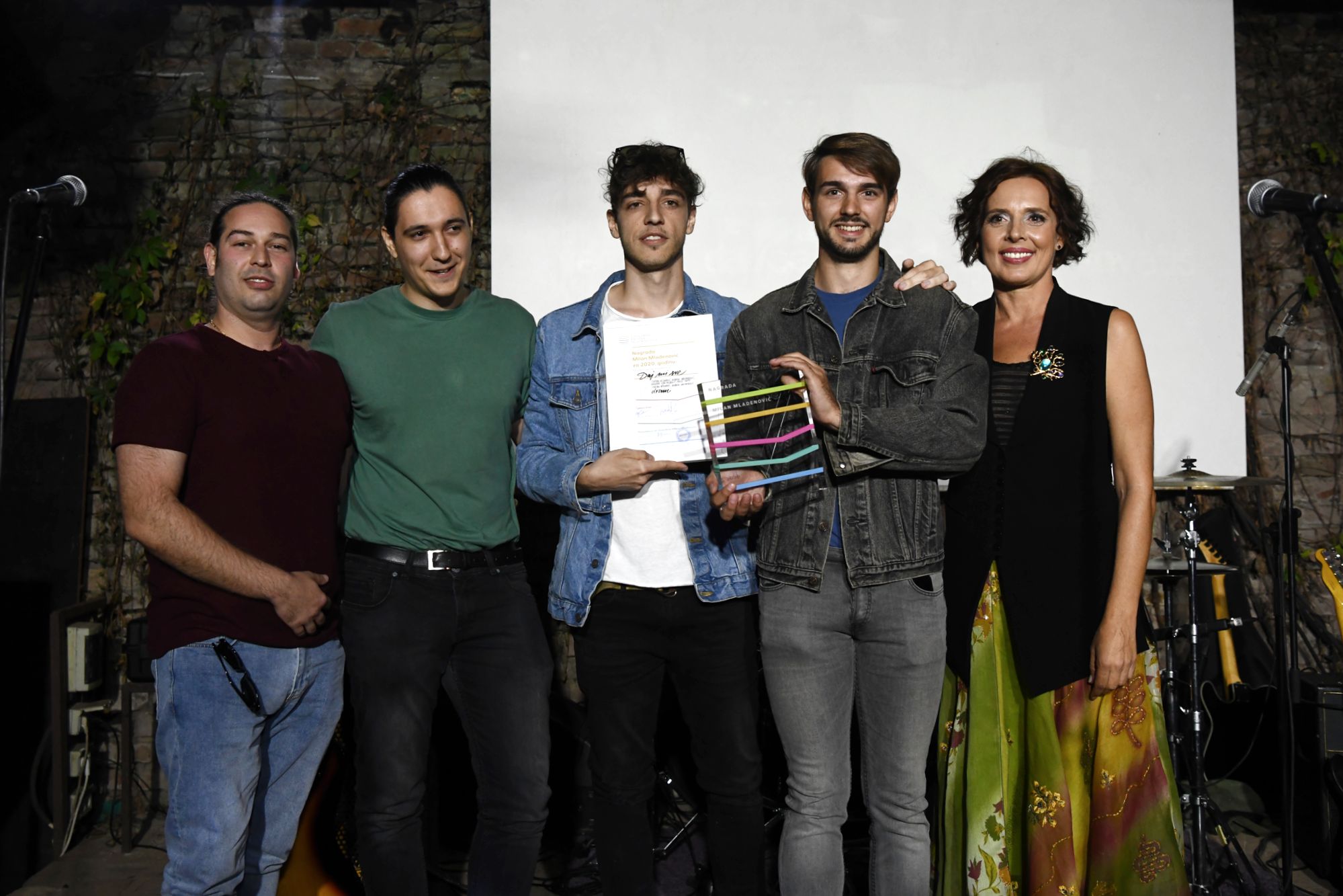 Beograd 21. septembar 2020. Dodela Nagrade Milan Mladenovic 2020 i promocija albuma "Angel's Breath", projekat Milana Mladenovica i Mitra Subotica Sube Foto:Goran Srdanov/Nova.rs