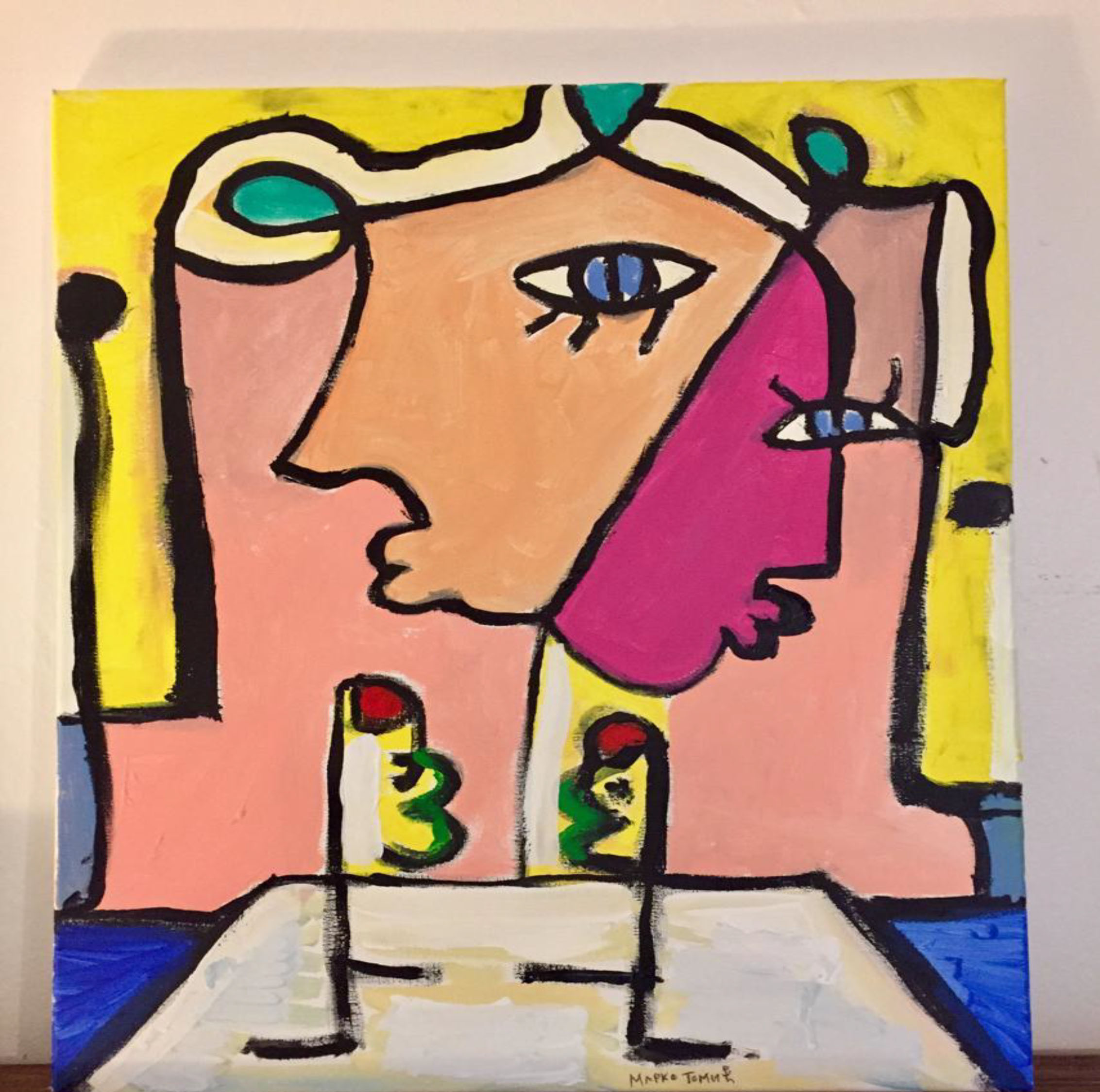 Izložba slika Marka Tomića, najava, galerija Neimar Foto: Marko Tomić