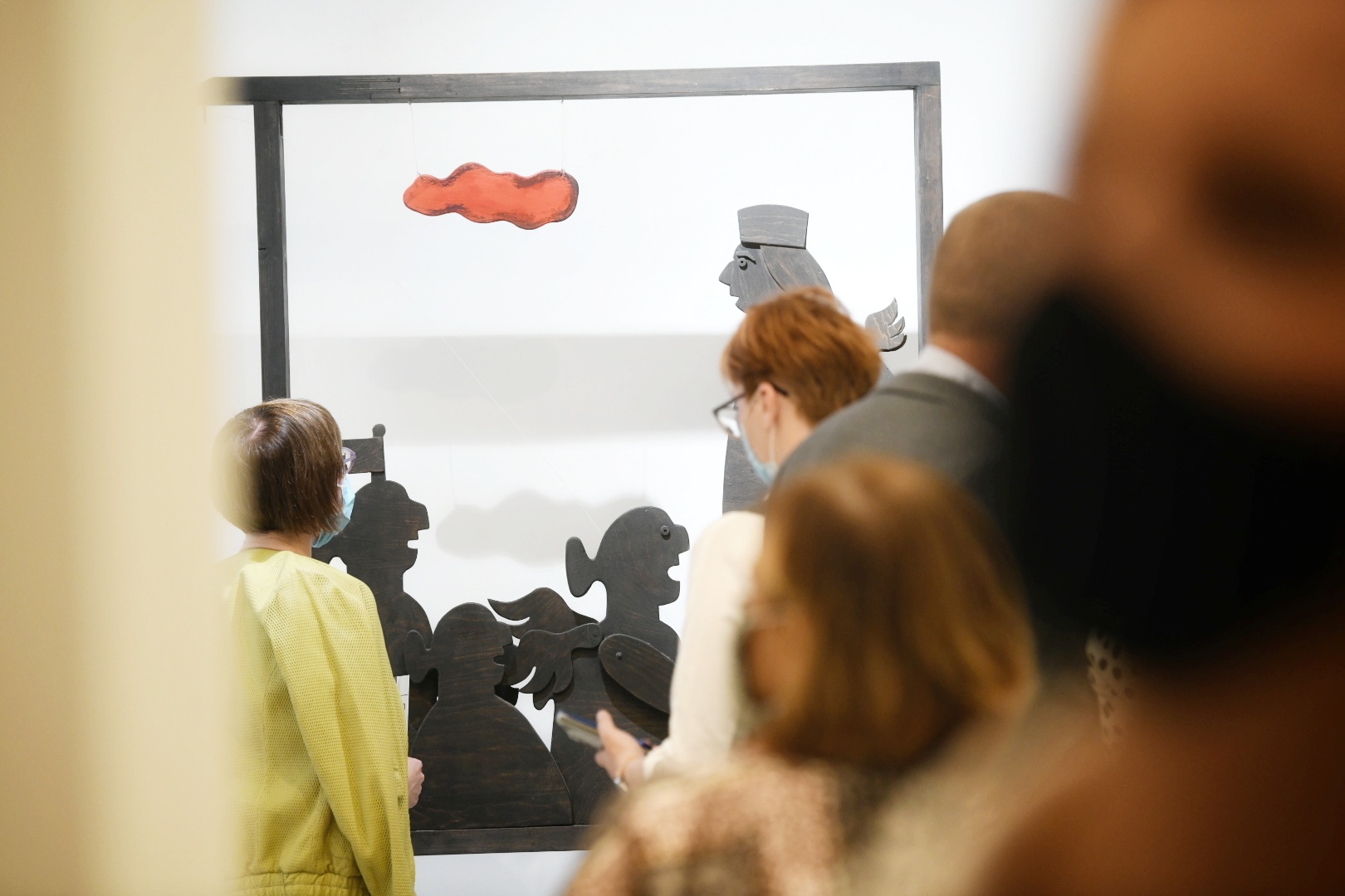 Beograd 22. septembar 2020. Galerija Haos otvaranje izlozbe Milije Nesica Foto:Vesna Lalić/Nova.rs