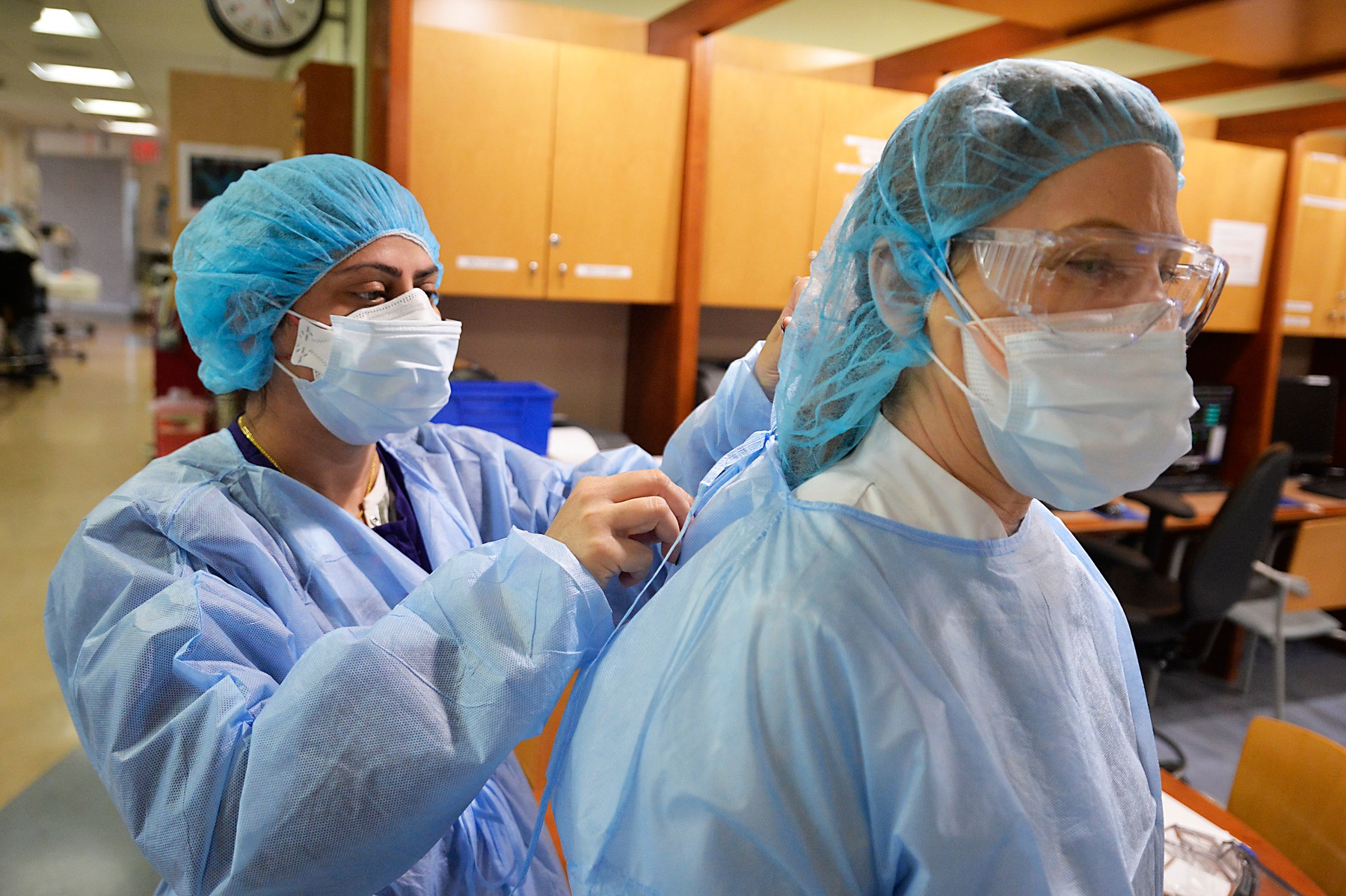 The Brooklyn Hospital Center Inside the ICU of Brooklyn hospital battling COVID-19 pandemic