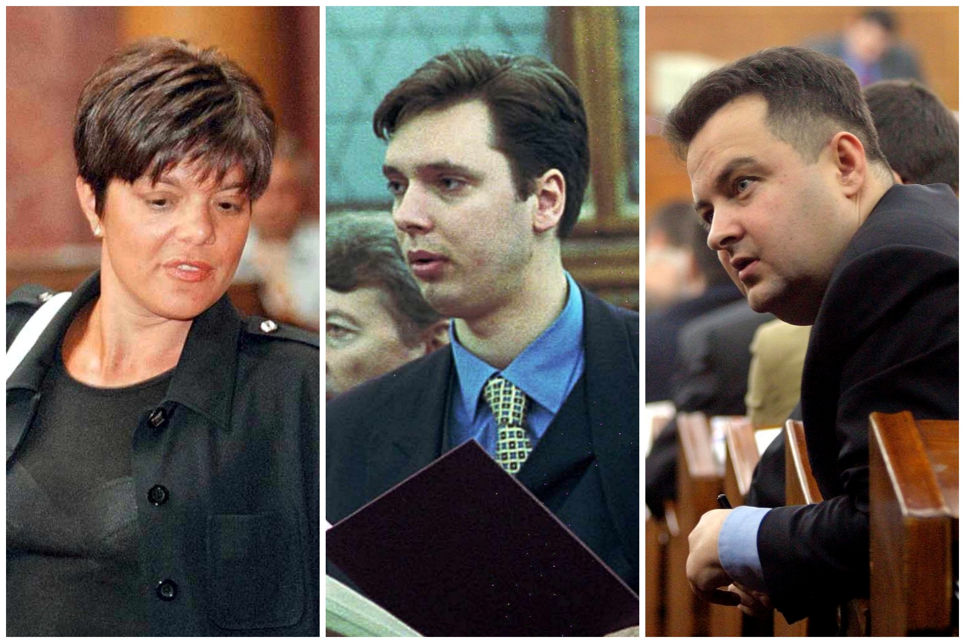 Maja Gojković, Aleksandar Vučić, Ivica Dačić mladi kombo