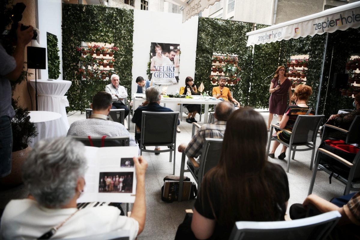 Beograd 23. septembar 2020. Madlenianum kzs najava nove sezone predstava Veliki Getsbi  Foto:Vesna Lalić/Nova.rs