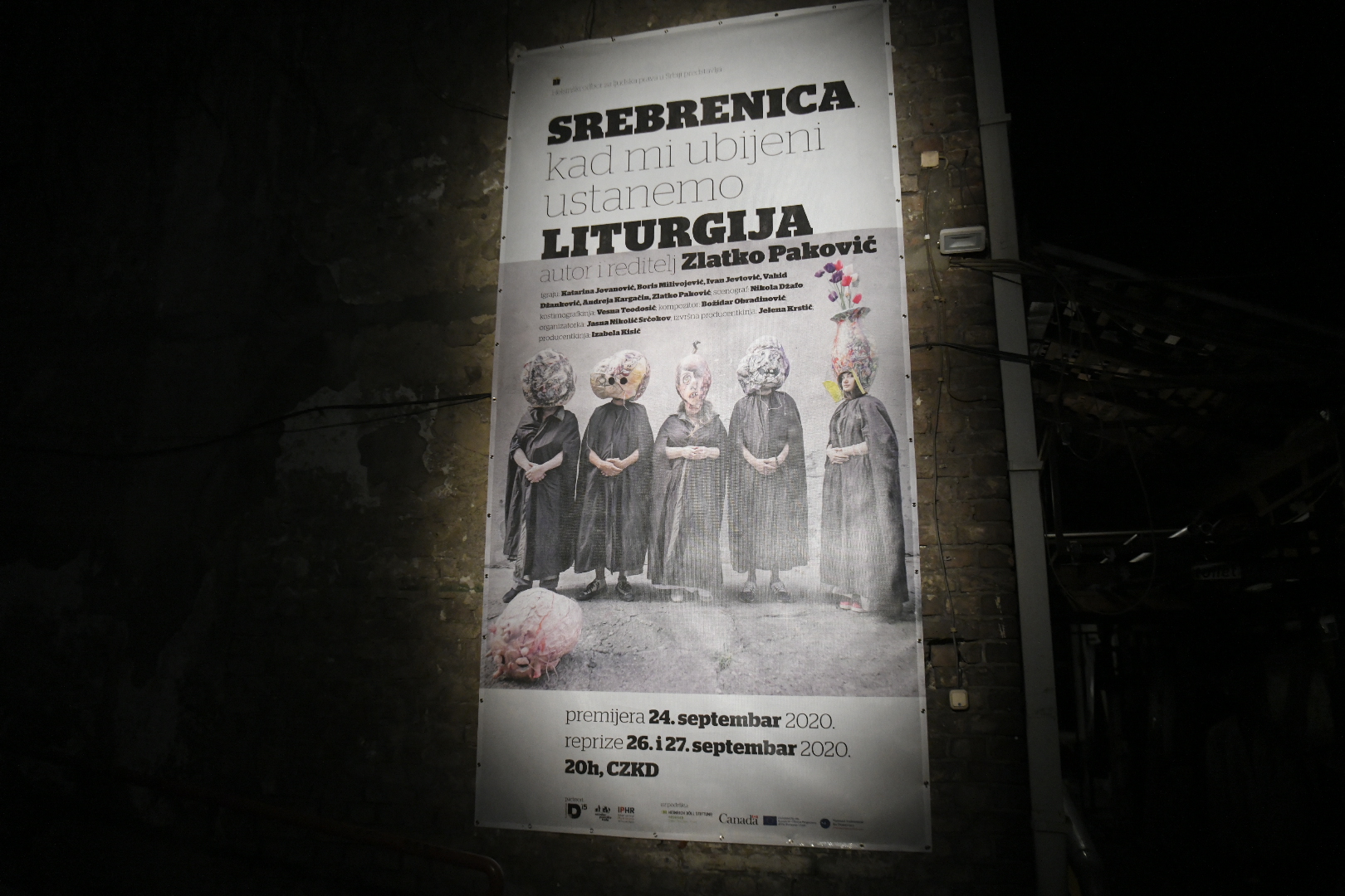 Beograd 24.09.2020. Predstava Srebrenica u Centru za kulturnu dekontaminaciju, CZKD, Centar za kulturnu dekontaminaciju Foto: Nemanja Jovanović/Nova.rs