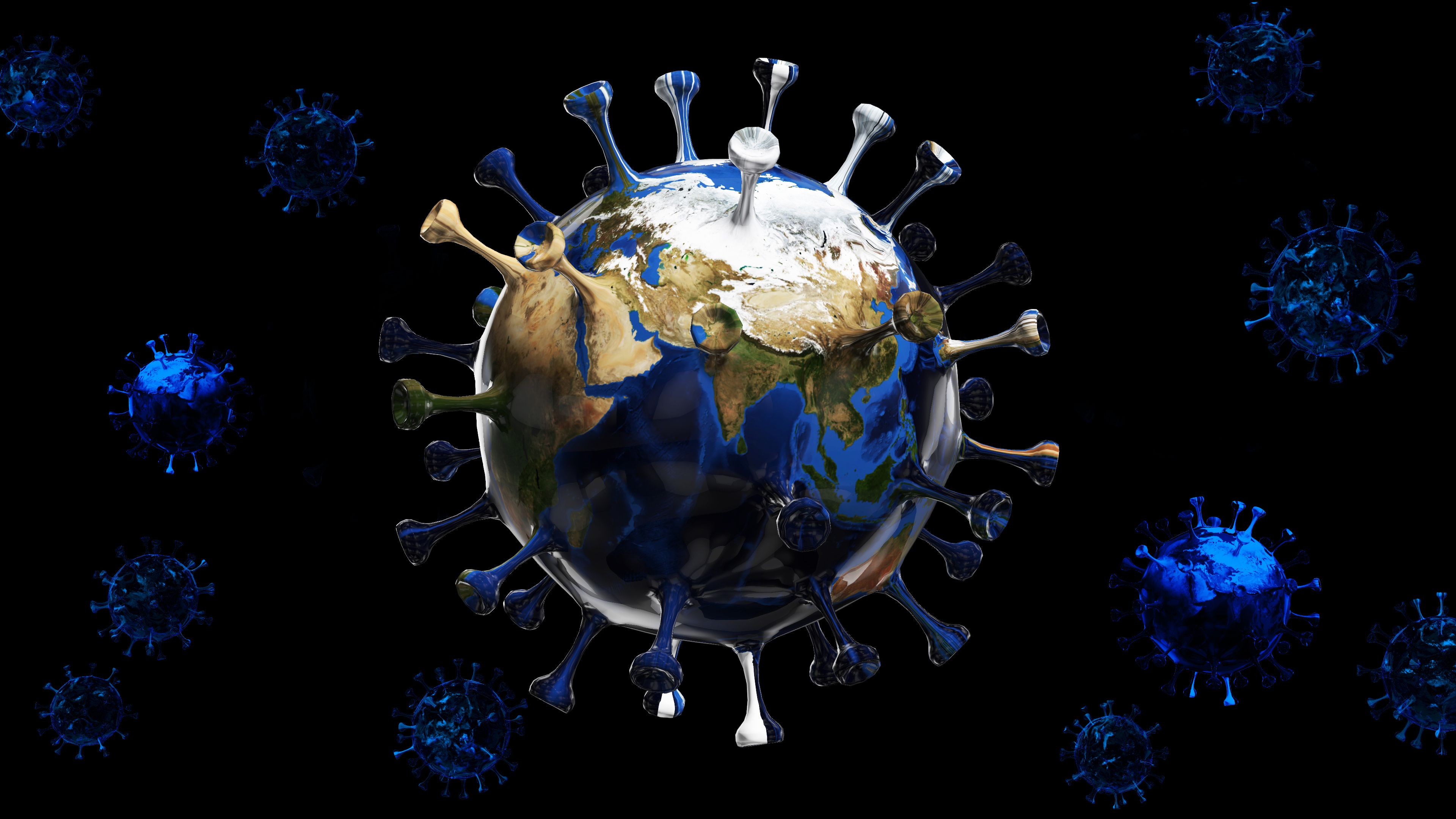 Koronavirus, planeta zemlja, ilustracija Foto: Shutterstock