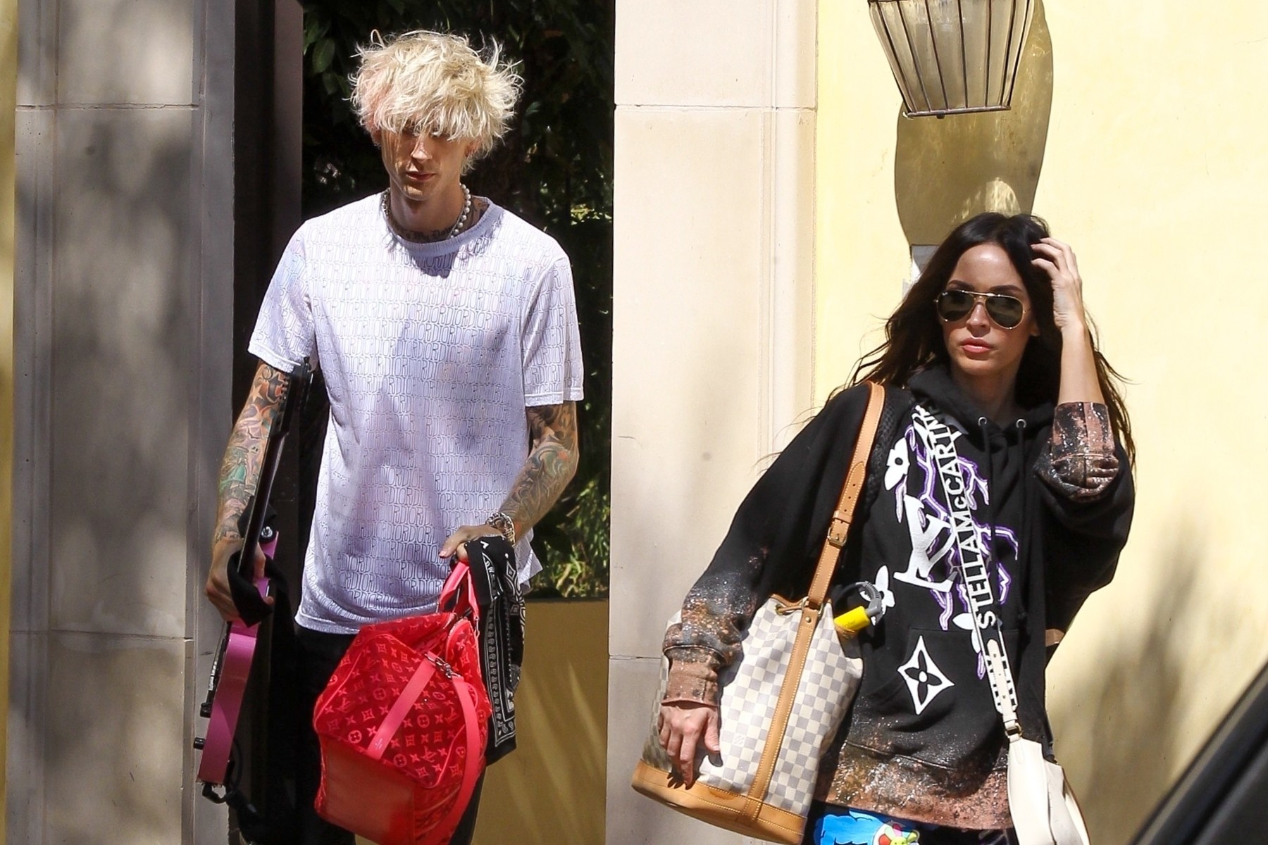 New couple Megan Fox and Machine Gun Kelly get ready to skip town again