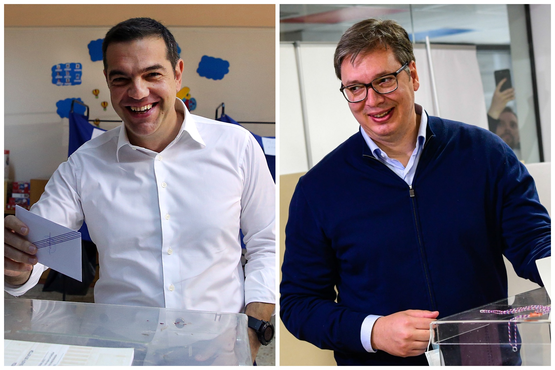 Aleksis Cipras, Aleksandar Vučić kombo