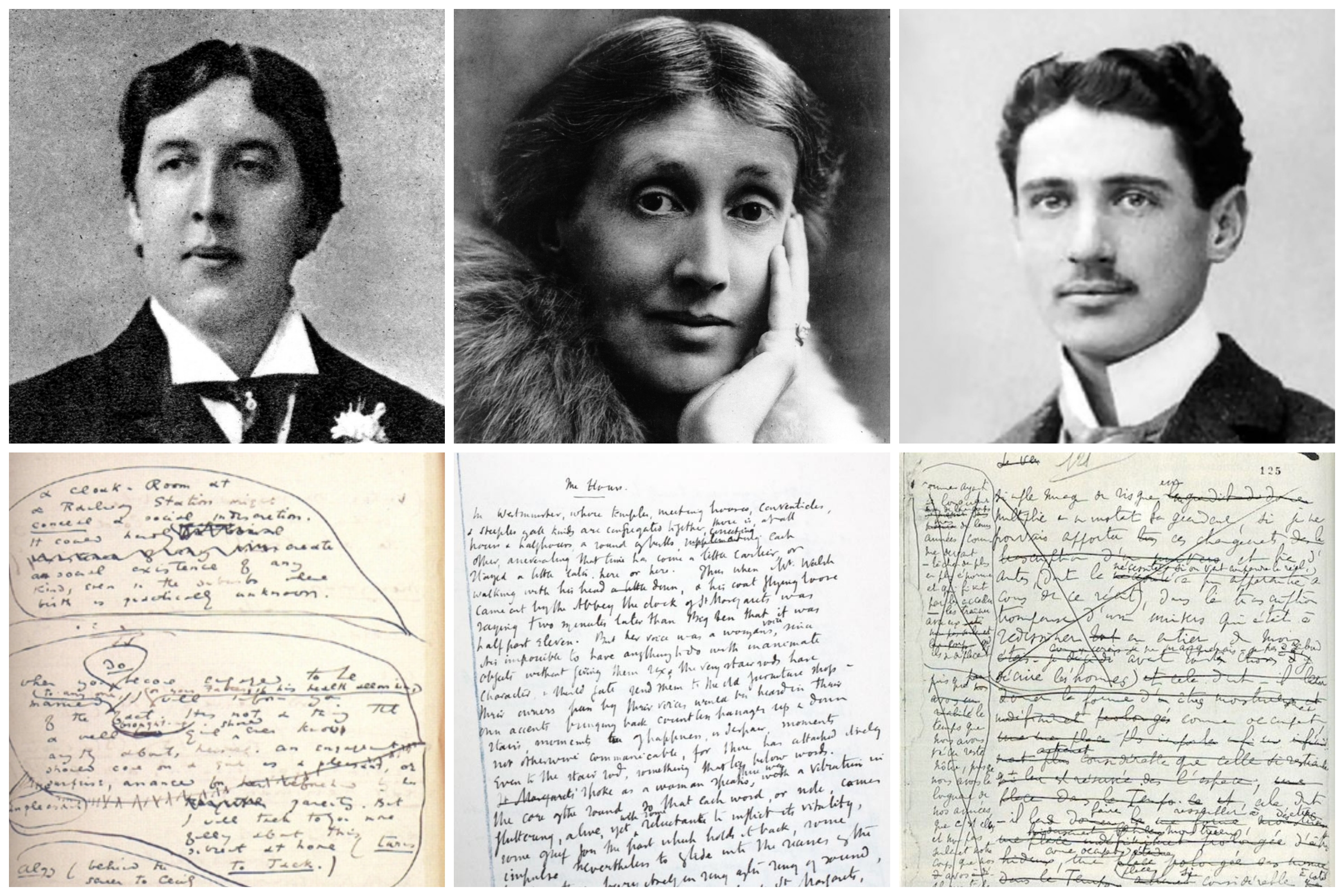 Oskar Vajld, Marsel Prust, Virdzinija Vulf kombo