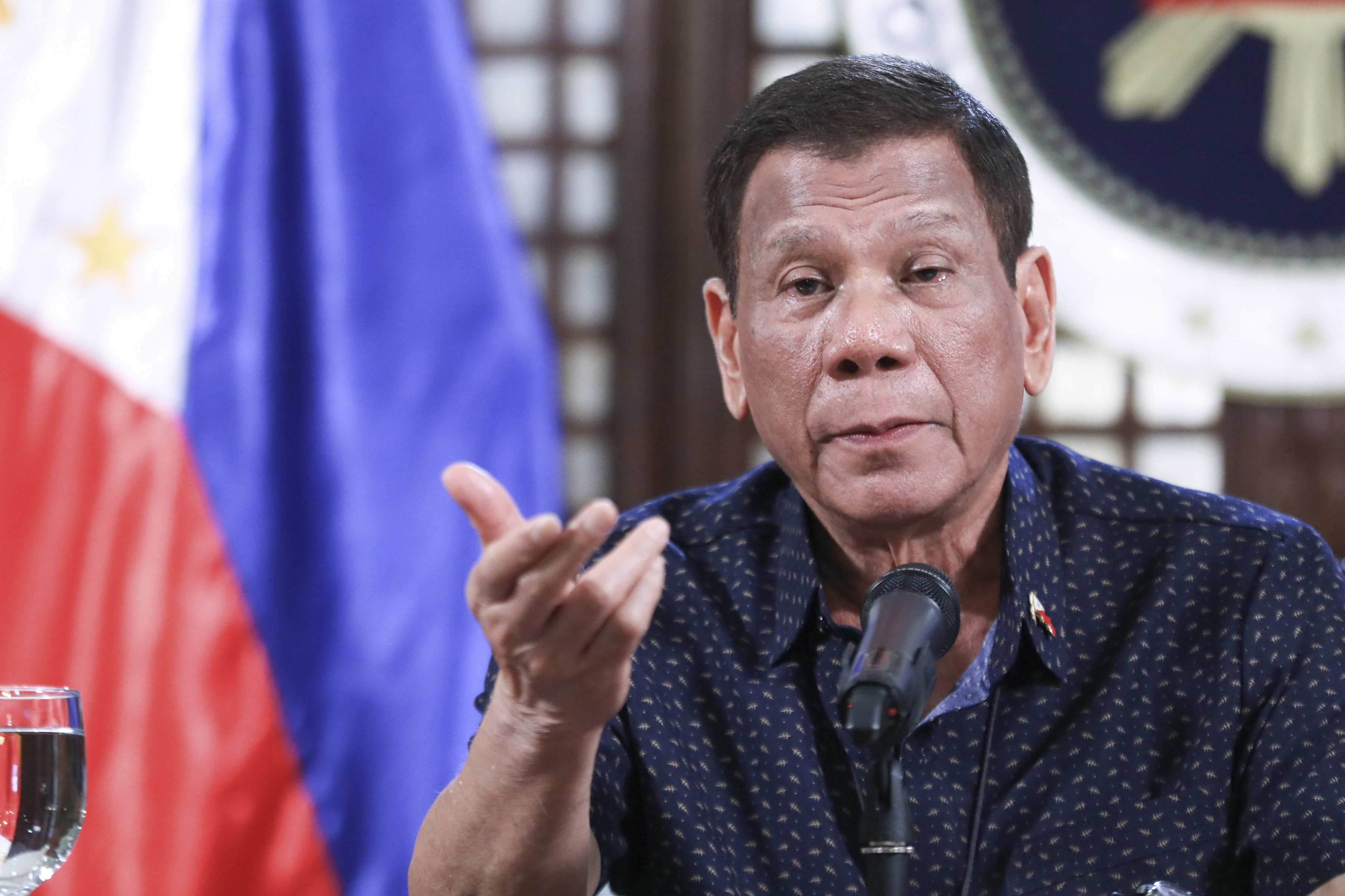 Virus Outbreak Philippines Duterte