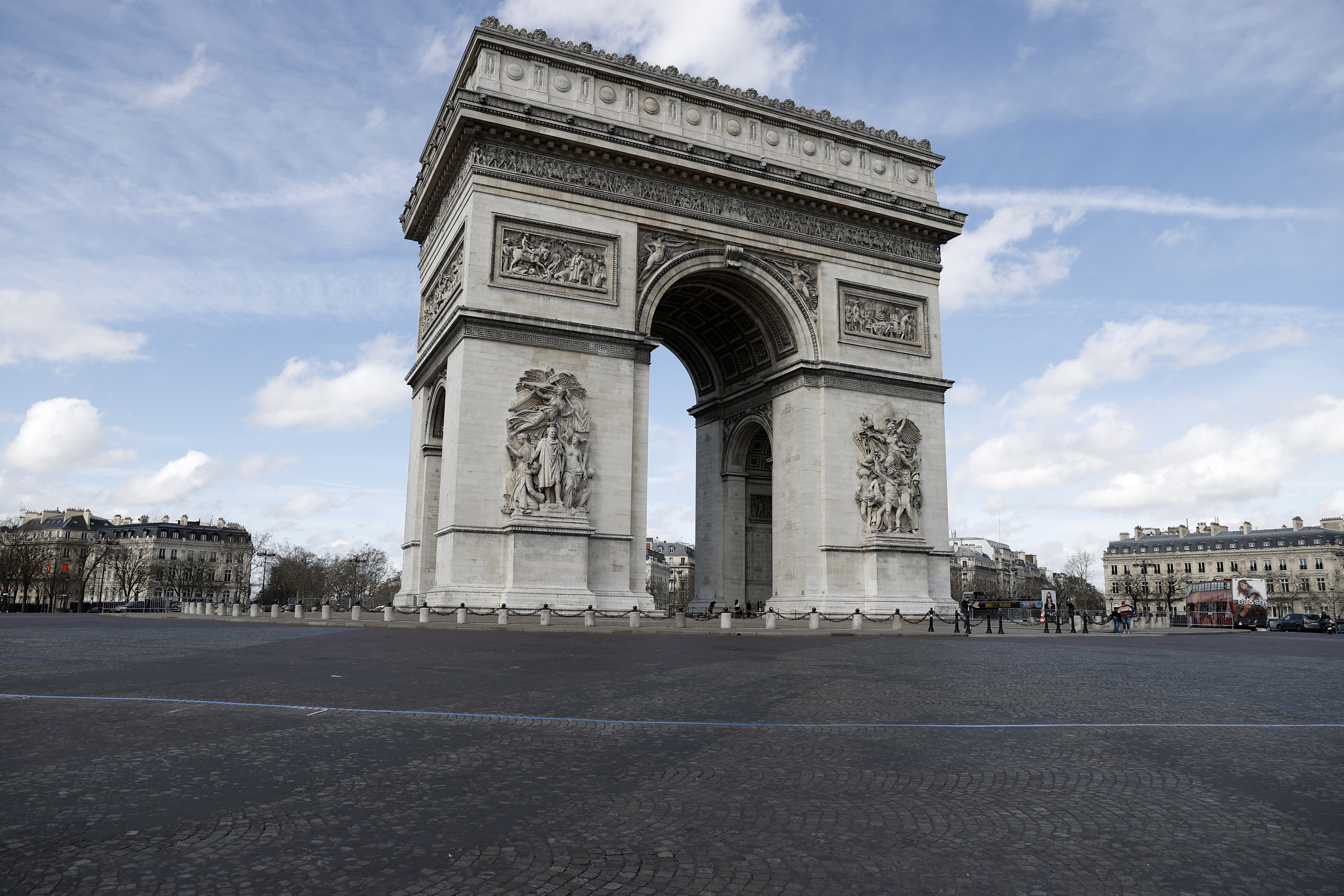 Closed doors due to coronavirus crisis