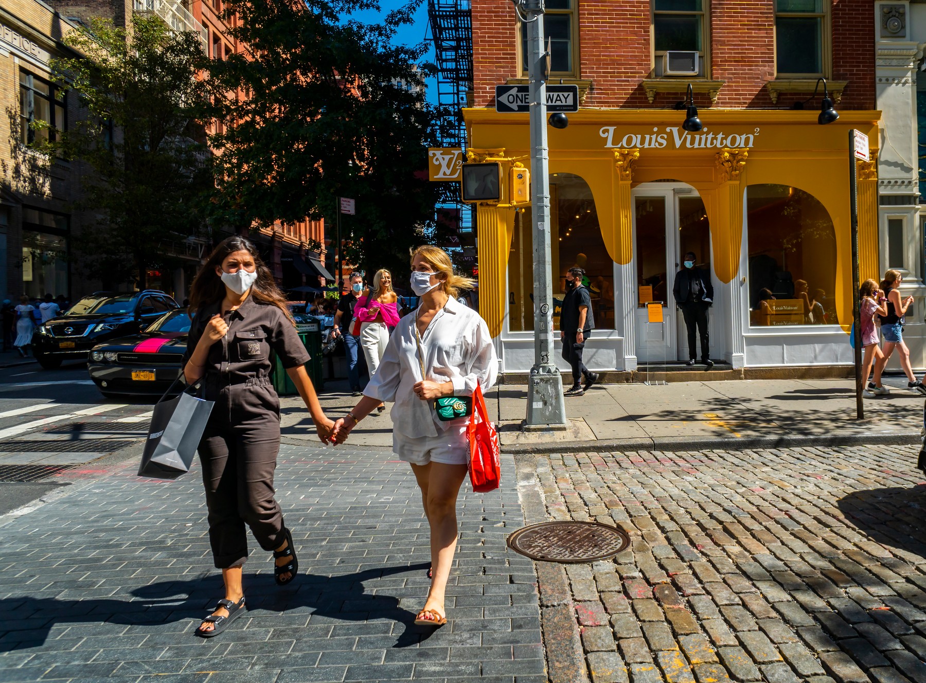 Louis Vuitton store in Soho in New York on Saturday, September 5, 2020. (Â,Image: 556864888, License: Rights-managed, Restrictions: , Model Release: no, Credit line: Richard B. Levine / ddp USA / Profimedia