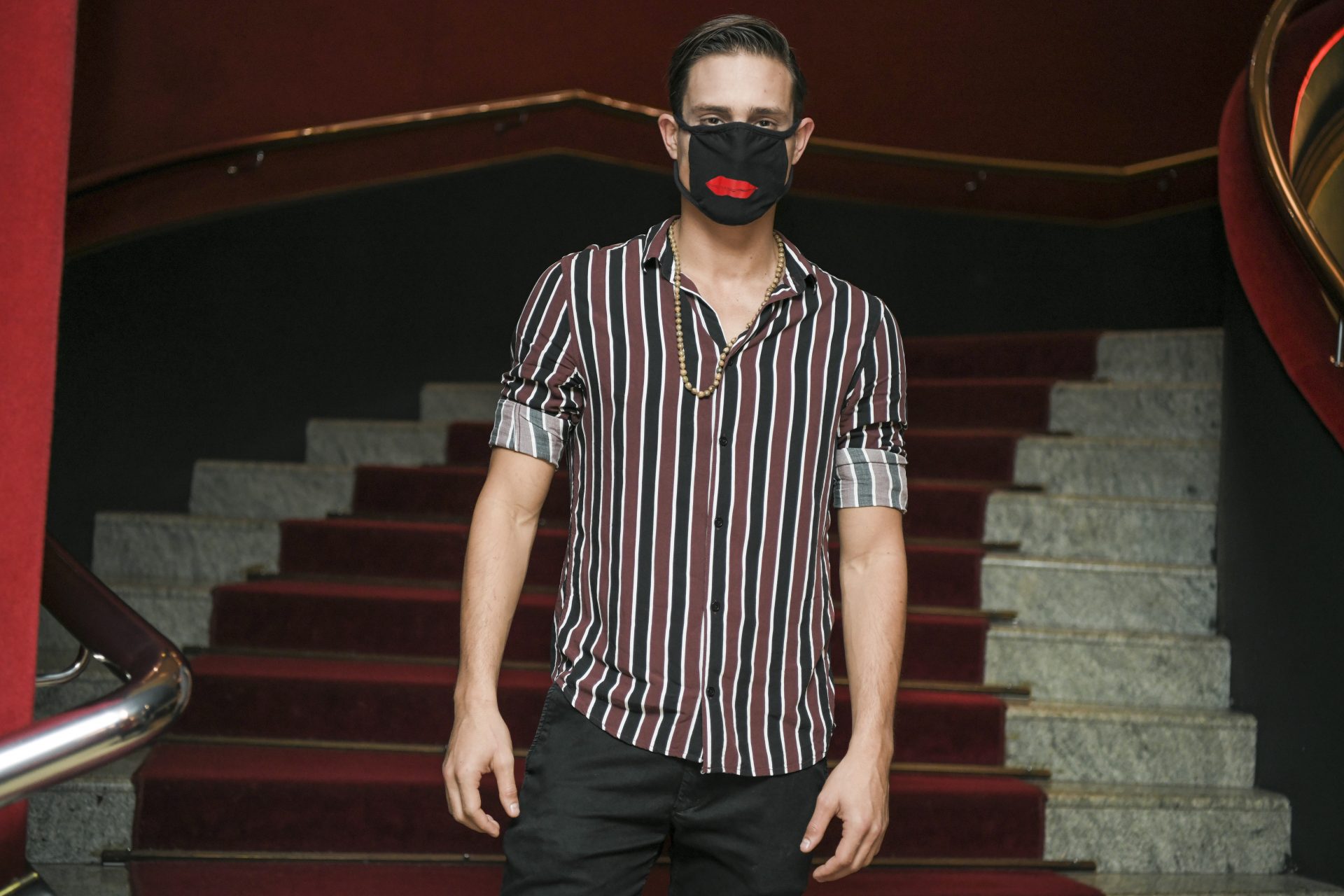 Beograd, 05. oktobar 2020. Pozoriste na Terazijama, mjuzikl Sa druge strane jastuka, kzs, konferencija za stampu, Slaven Došlo Foto:Dragan Mujan/Nova.rs