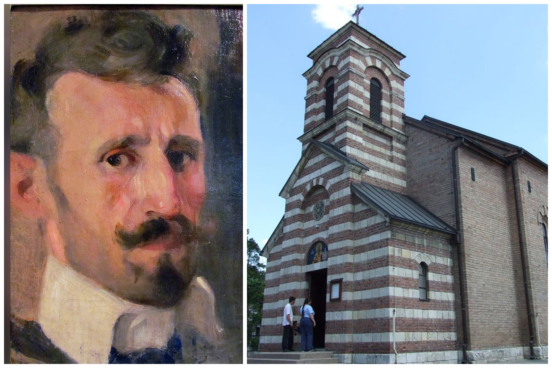 Kosta Miličević, crkva svetog kralja stefana decanskog, Železnik kombo