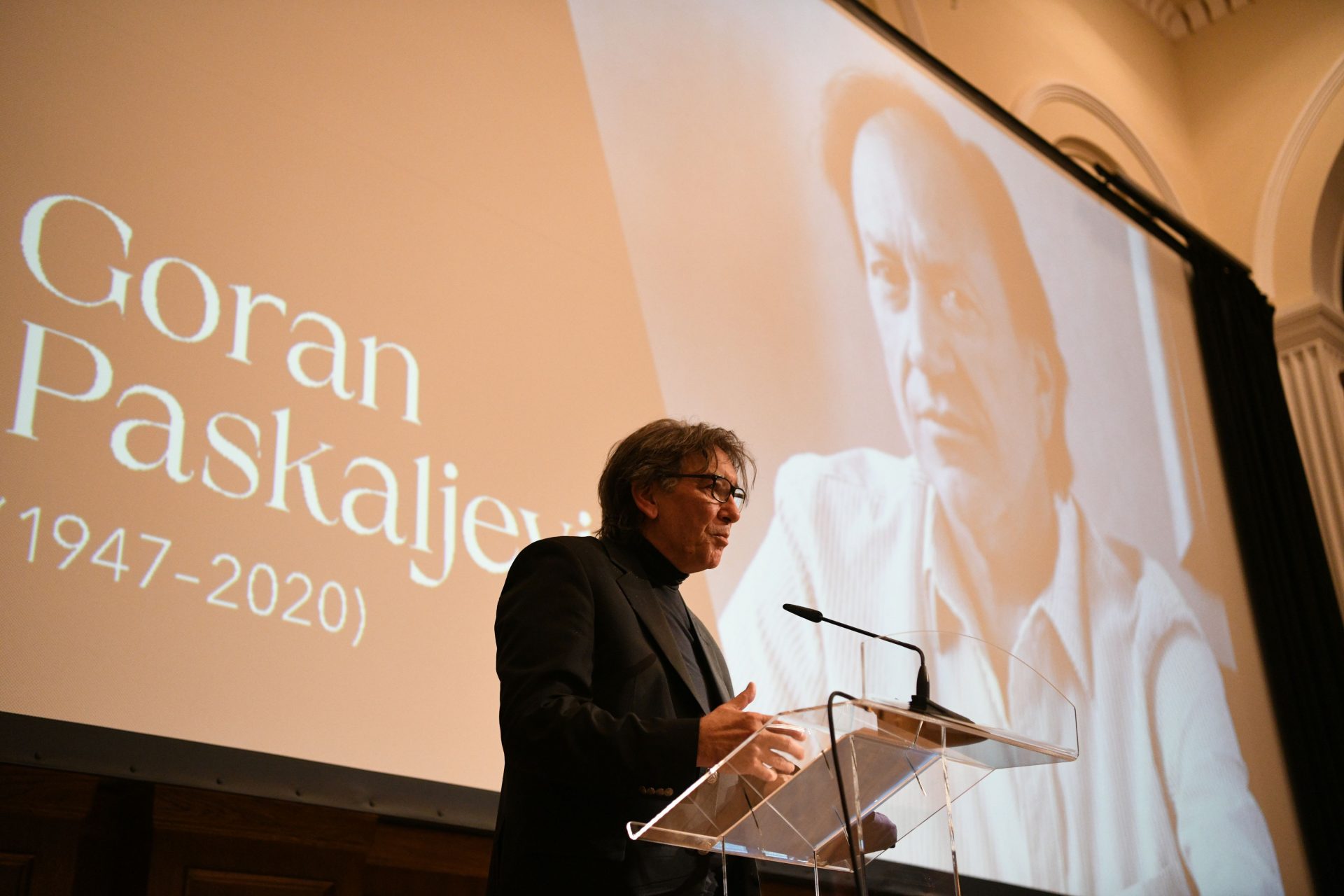 Beograd, 14.10.2020. Kinoteka, Komemoracija Goran Paskaljević, Darko Bajić Foto: Filip Krainčanić/Nova.rs