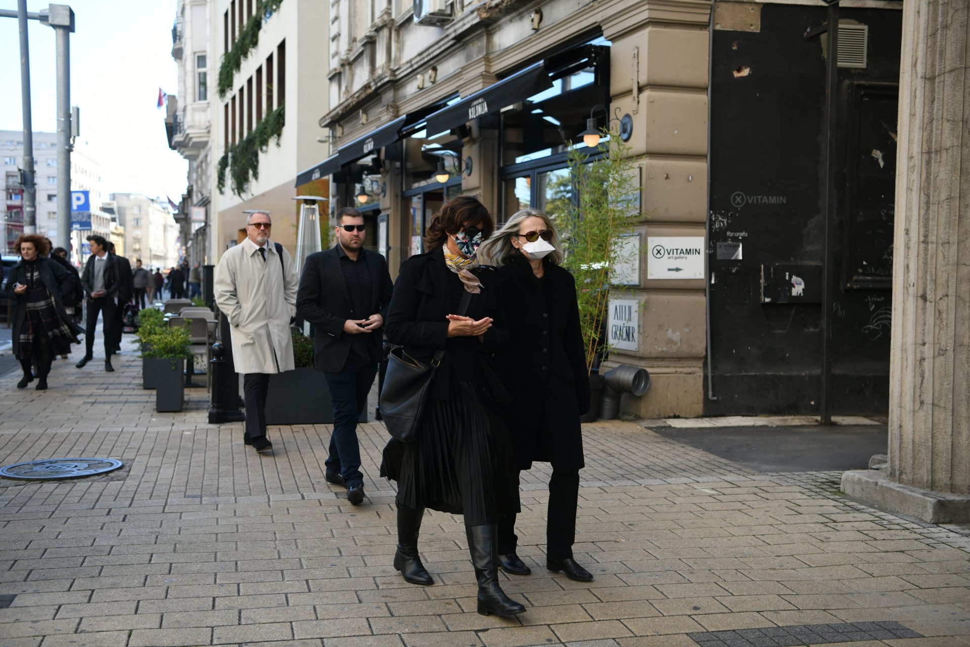 Beograd, 14.10.2020. Kinoteka, Komemoracija Goran Paskaljević, supruga Kristina Foto: Filip Krainčanić/Nova.rs