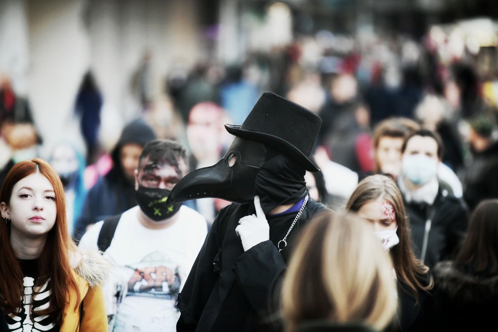 Beograd 17.10.2020. Zombi šetnja Foto: Vesna Lalić/Nova.rs