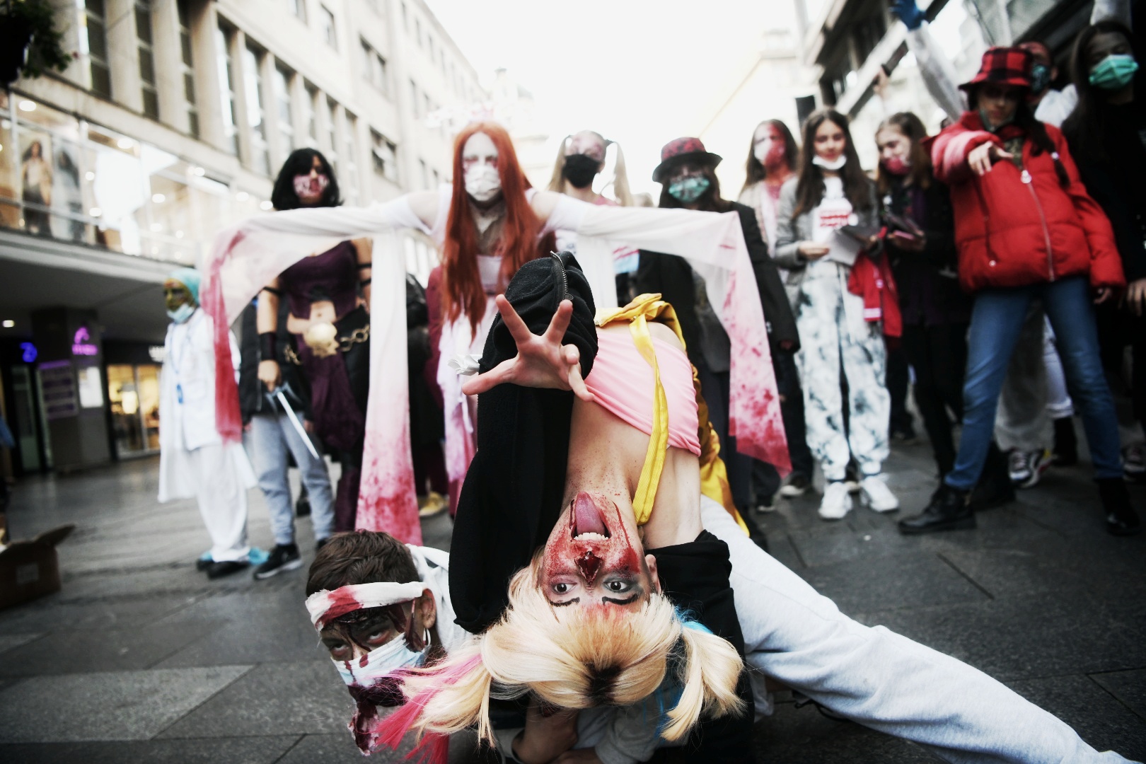 Beograd 17.10.2020. Zombi šetnja Foto: Vesna Lalić/Nova.rs