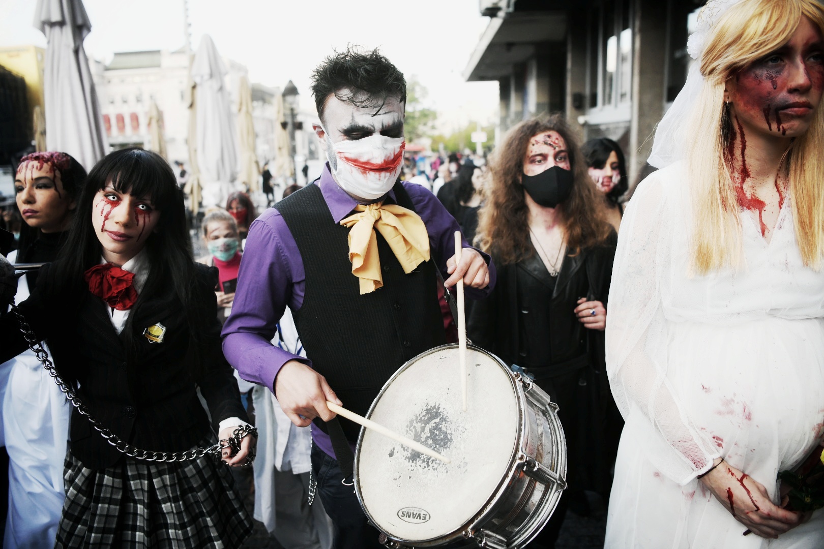 Beograd 17.10.2020. Zombi šetnja Foto: Vesna Lalić/Nova.rs