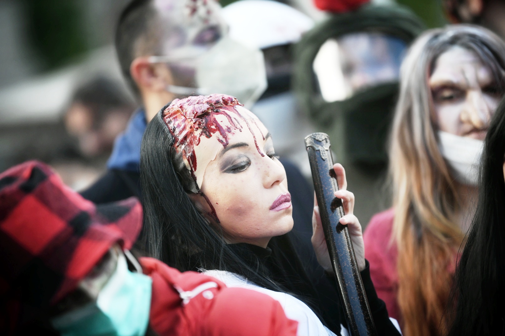 Beograd 17.10.2020. Zombi šetnja Foto: Vesna Lalić/Nova.rs