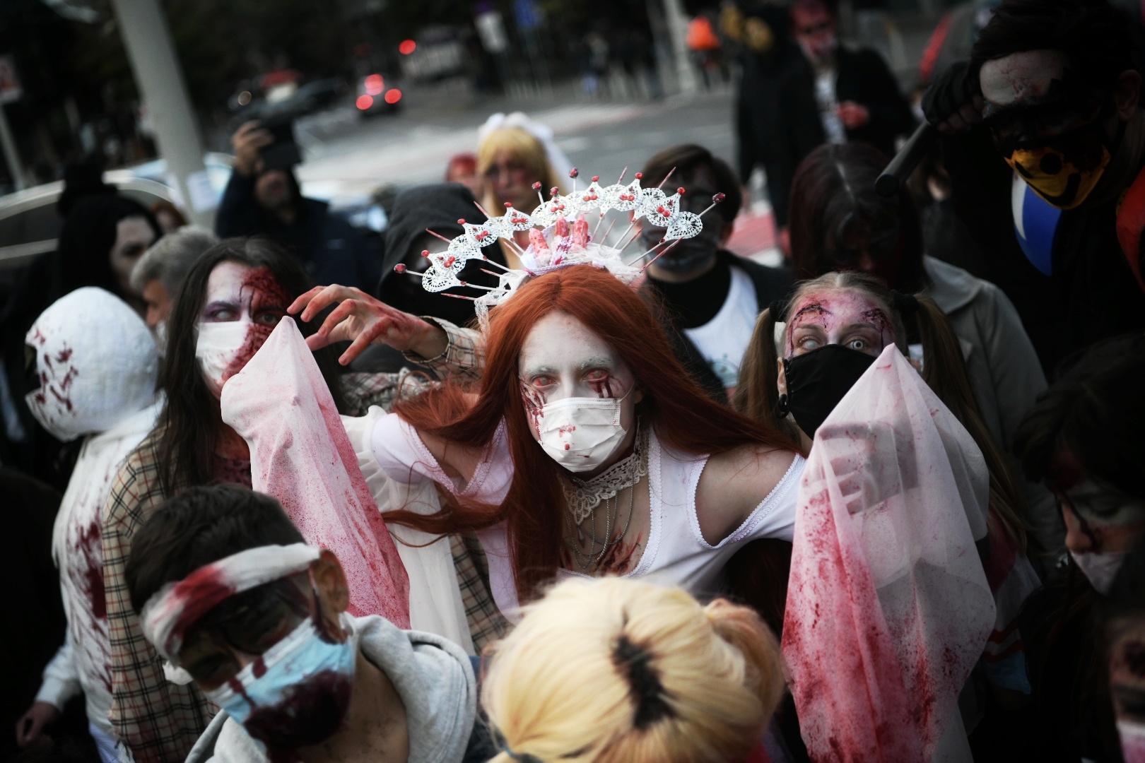 Beograd 17.10.2020. Zombi šetnja Foto: Vesna Lalić/Nova.rs