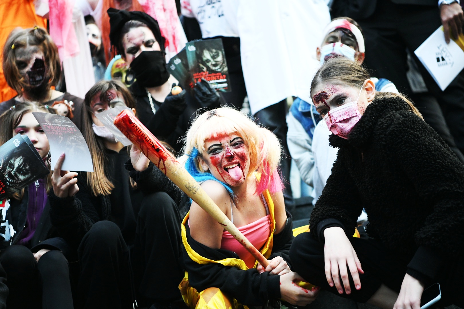 Beograd 17.10.2020. Zombi šetnja Foto: Vesna Lalić/Nova.rs