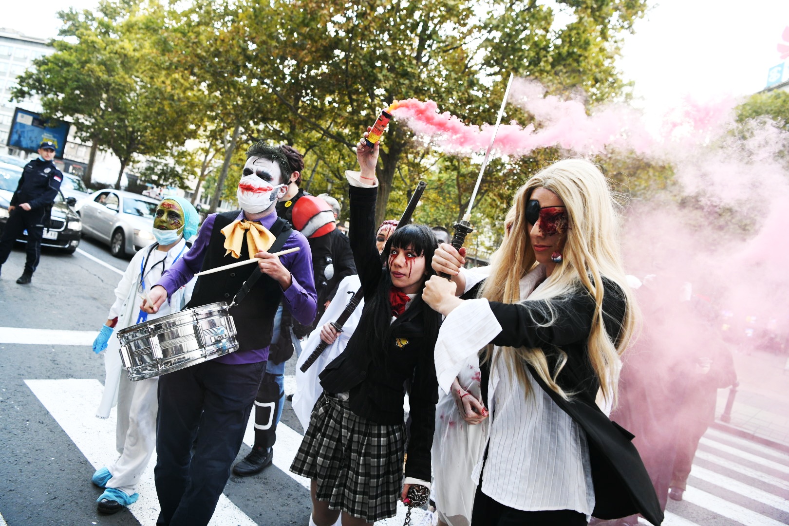 Beograd 17.10.2020. Zombi šetnja Foto: Vesna Lalić/Nova.rs