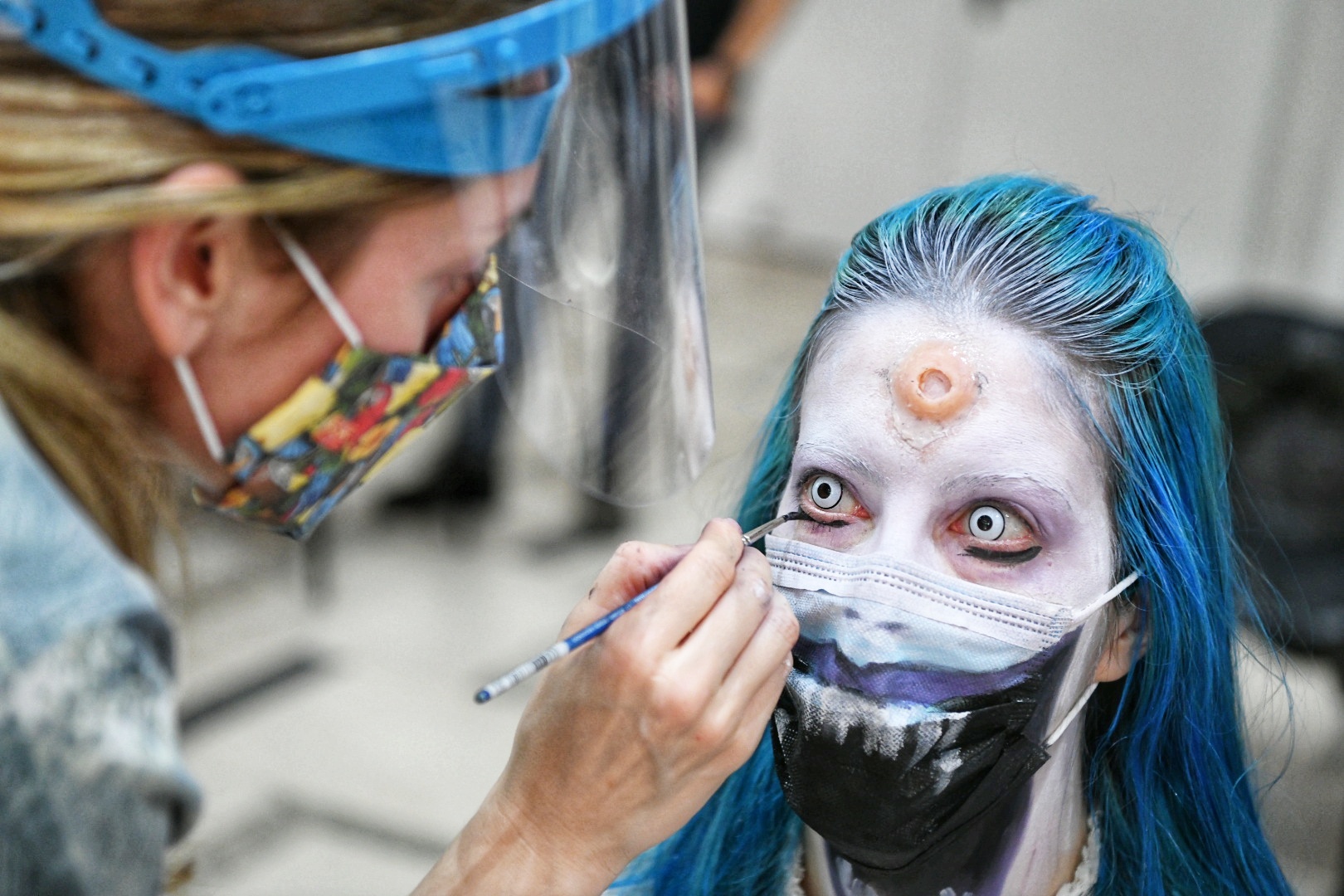 Beograd 17.10.2020. Zombi šetnja Foto: Vesna Lalić/Nova.rs
