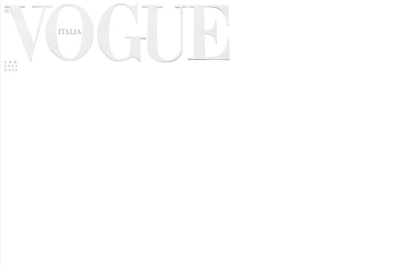 Vogue: Foto: Vogue Italia