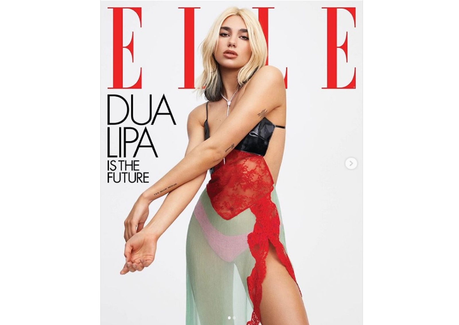 Dua Lipa; Foto: Elle